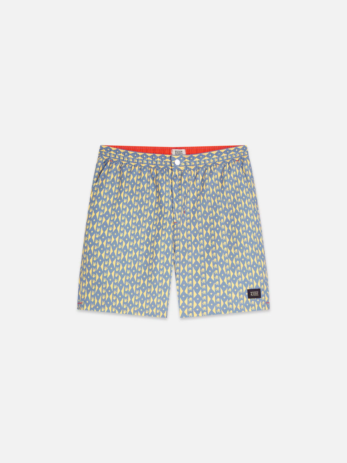 Printed mid-length swim shorts - Image 5