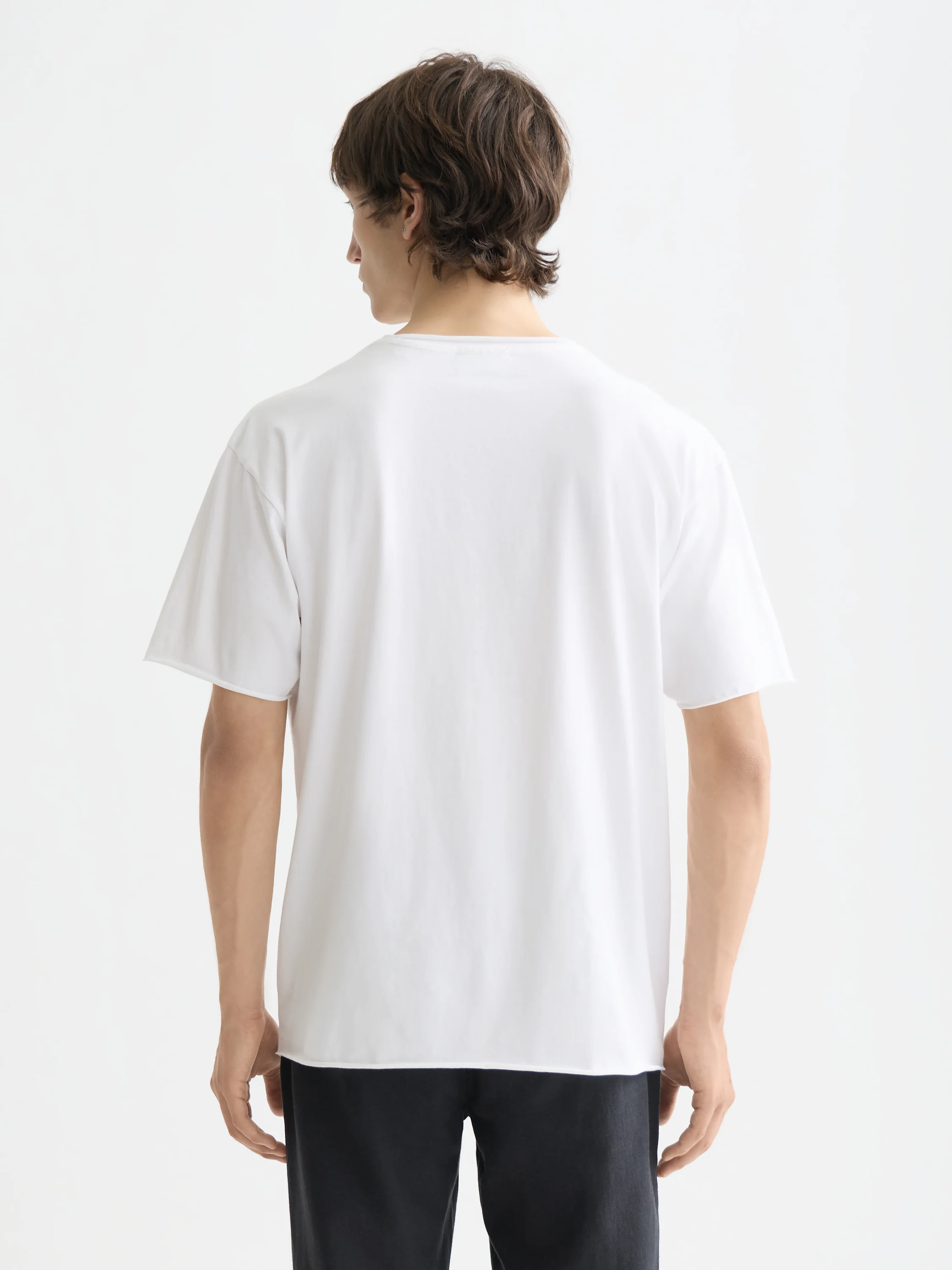 Essentials raw-edged relaxed-fit T-shirt - Image 4