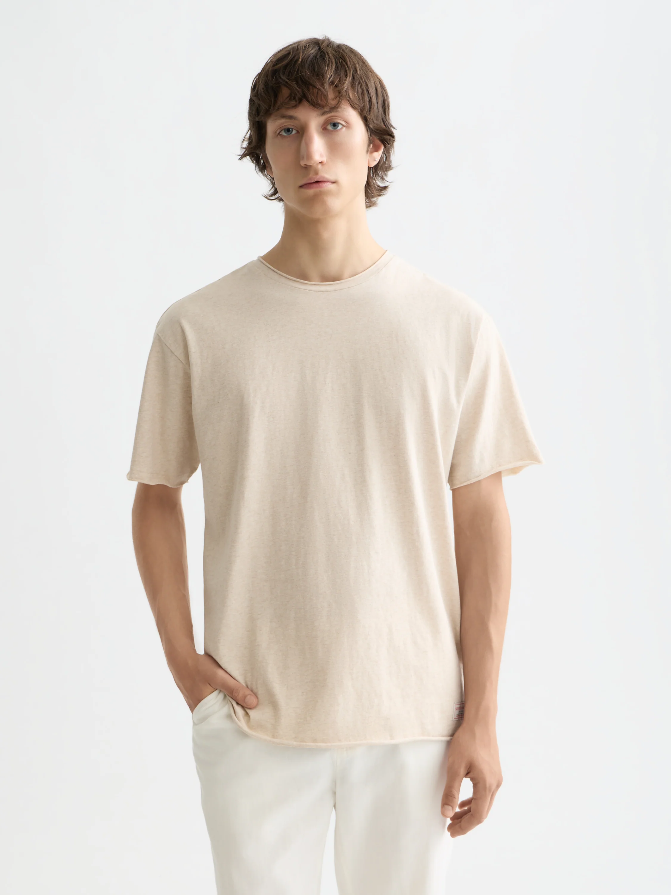 Essentials raw-edged relaxed-fit T-shirt - Image 8