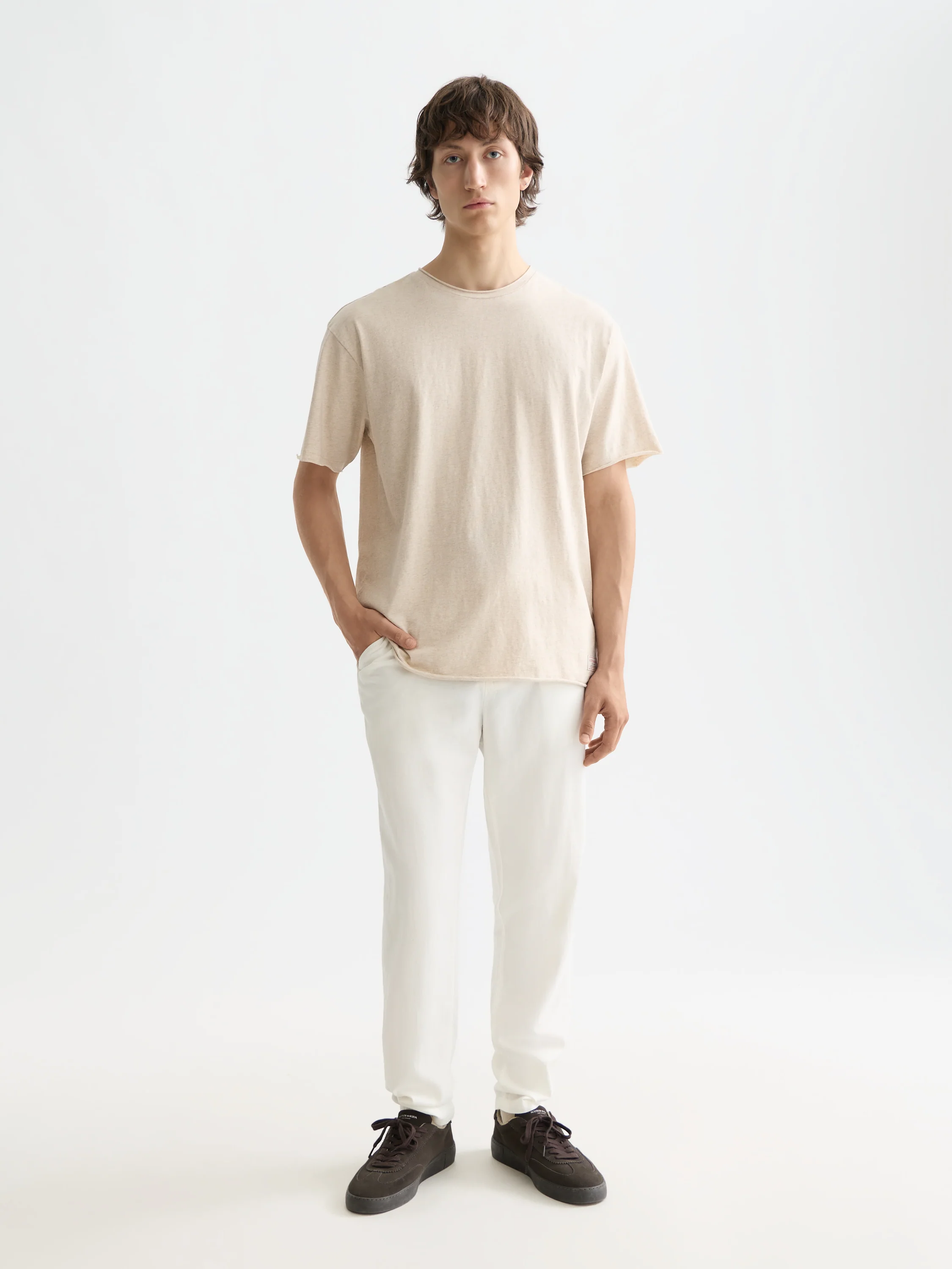 Essentials raw-edged relaxed-fit T-shirt - Image 9