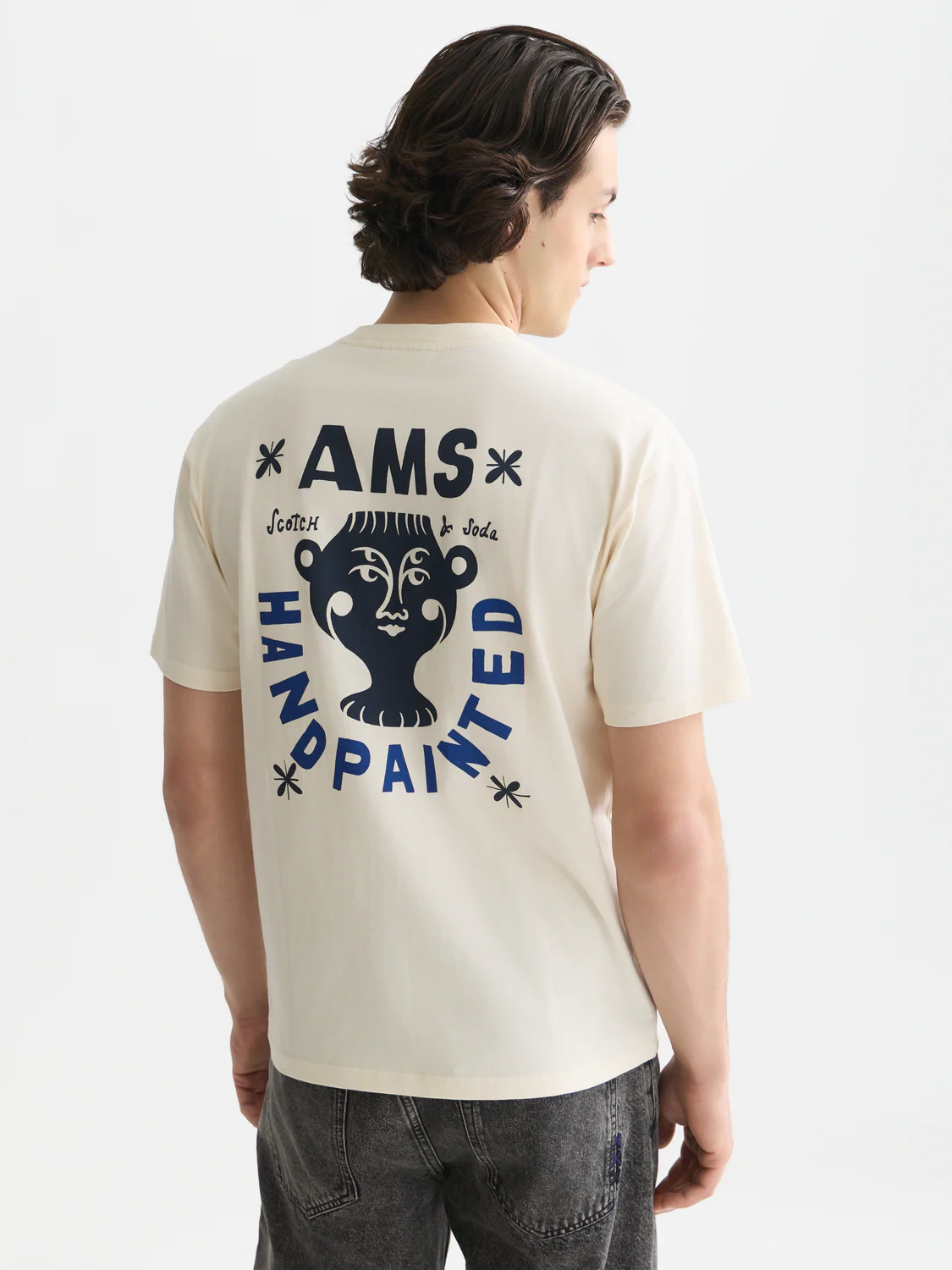 Front and back artwork relaxed-fit T-shirt - Image 4