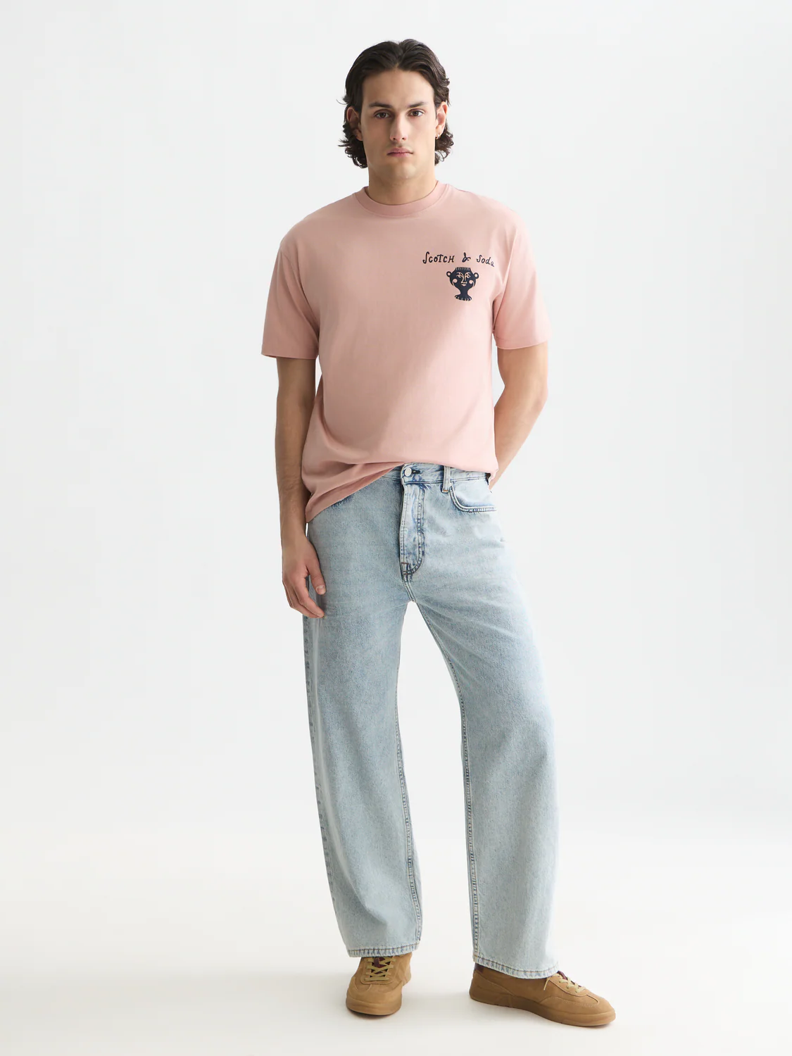 Front and back artwork relaxed-fit T-shirt - Image 9