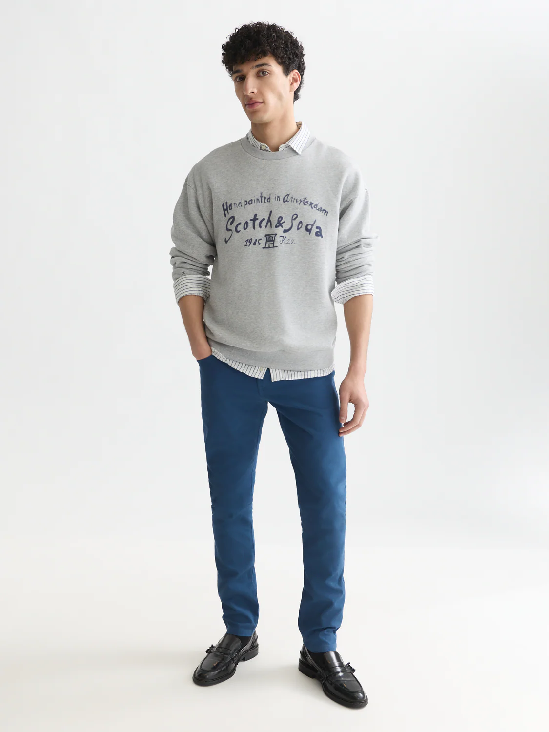 Seasonal core Stuart stretch cotton-blend twill chino