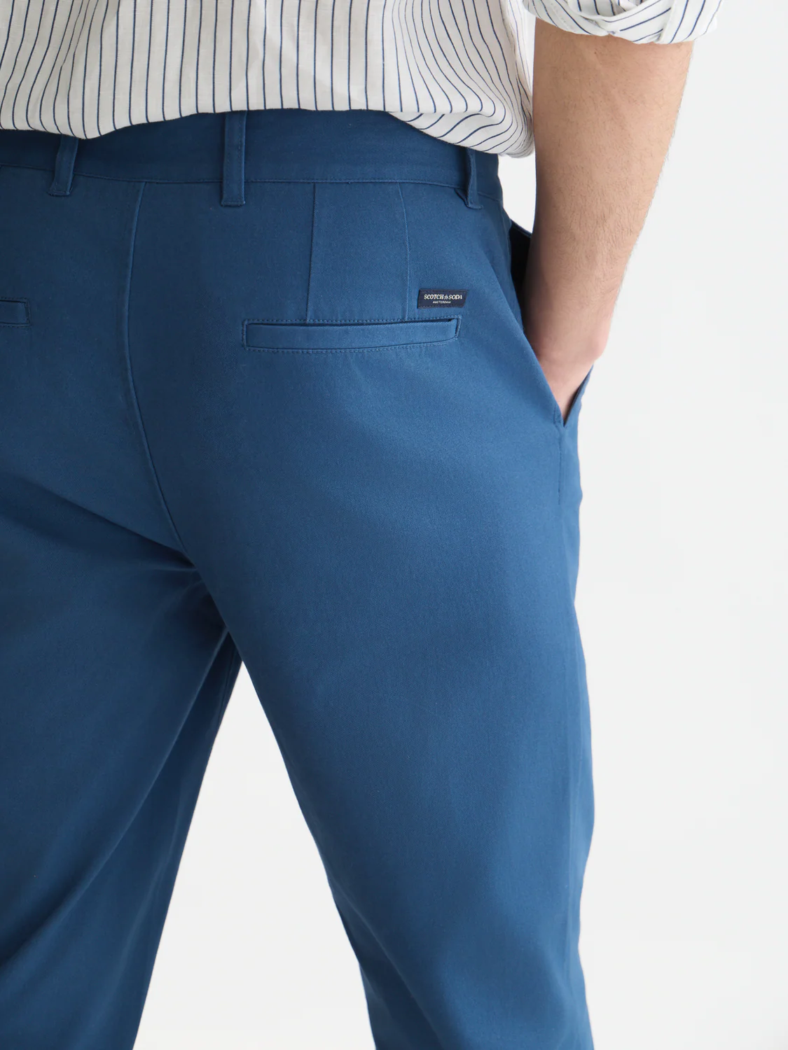 Seasonal core Stuart stretch cotton-blend twill chino - Image 3