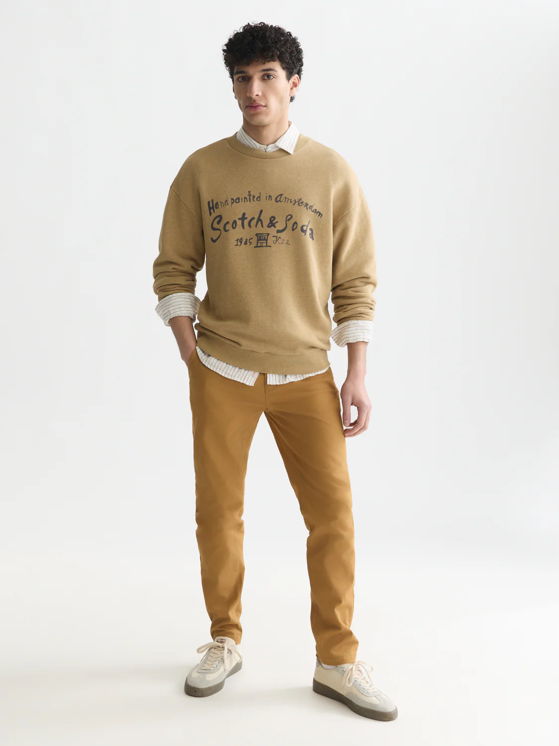 Seasonal core Stuart stretch cotton-blend twill chino - Image 8
