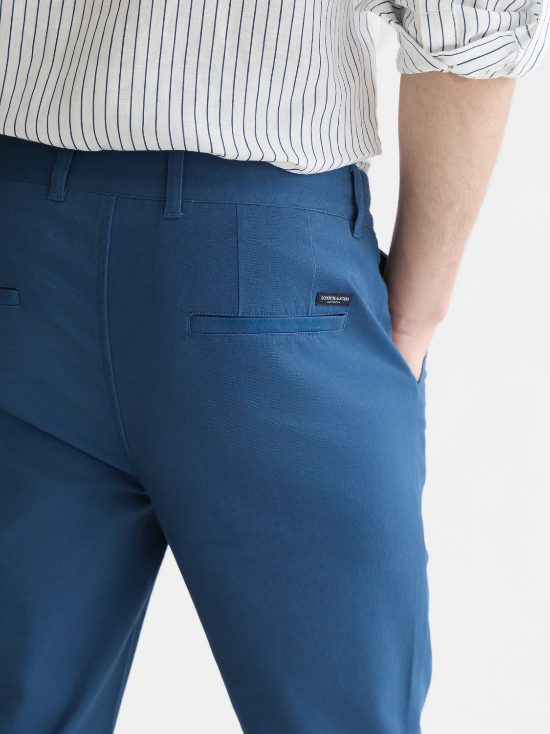Seasonal core Mott stretch cotton-blend twill chino - Image 3