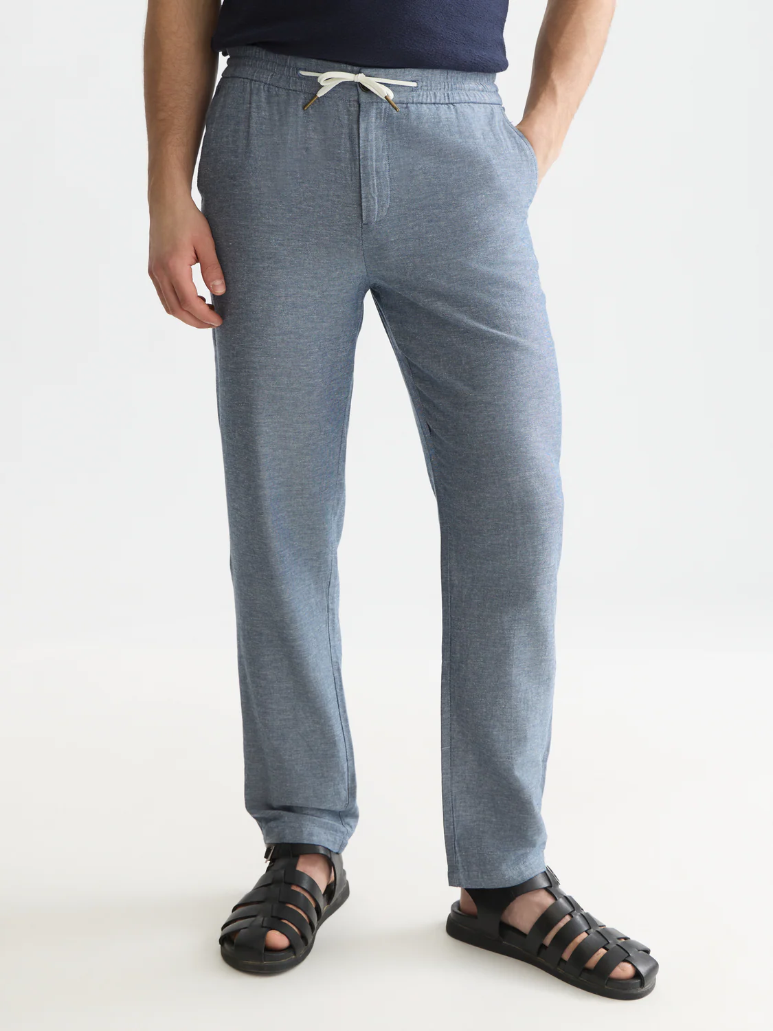 Seasonal Essentials Warren cotton-linen twill jogger - Image 9