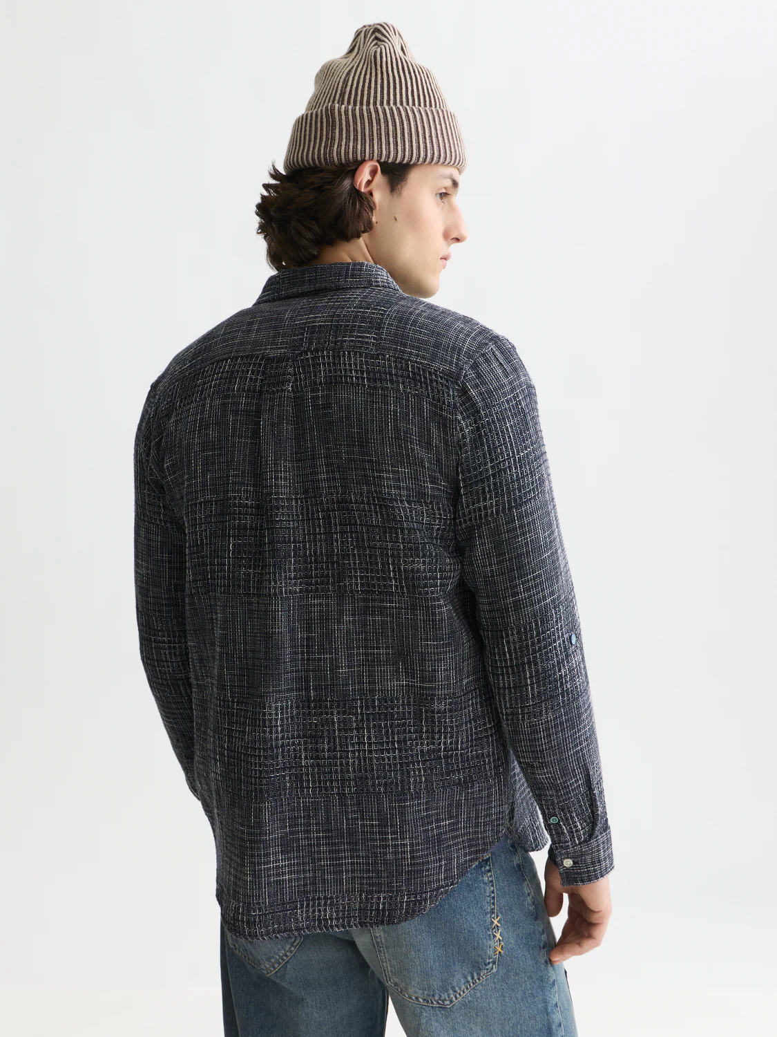 Melange waffle regular-fit shirt - Image 11