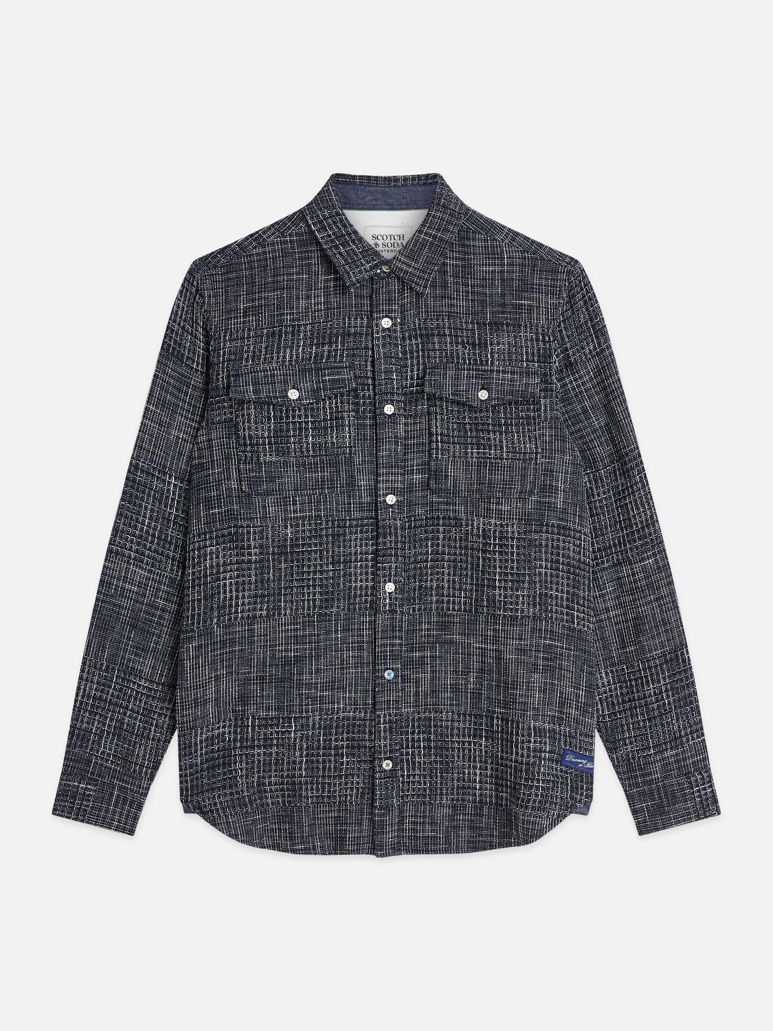 Melange waffle regular-fit shirt - Image 12