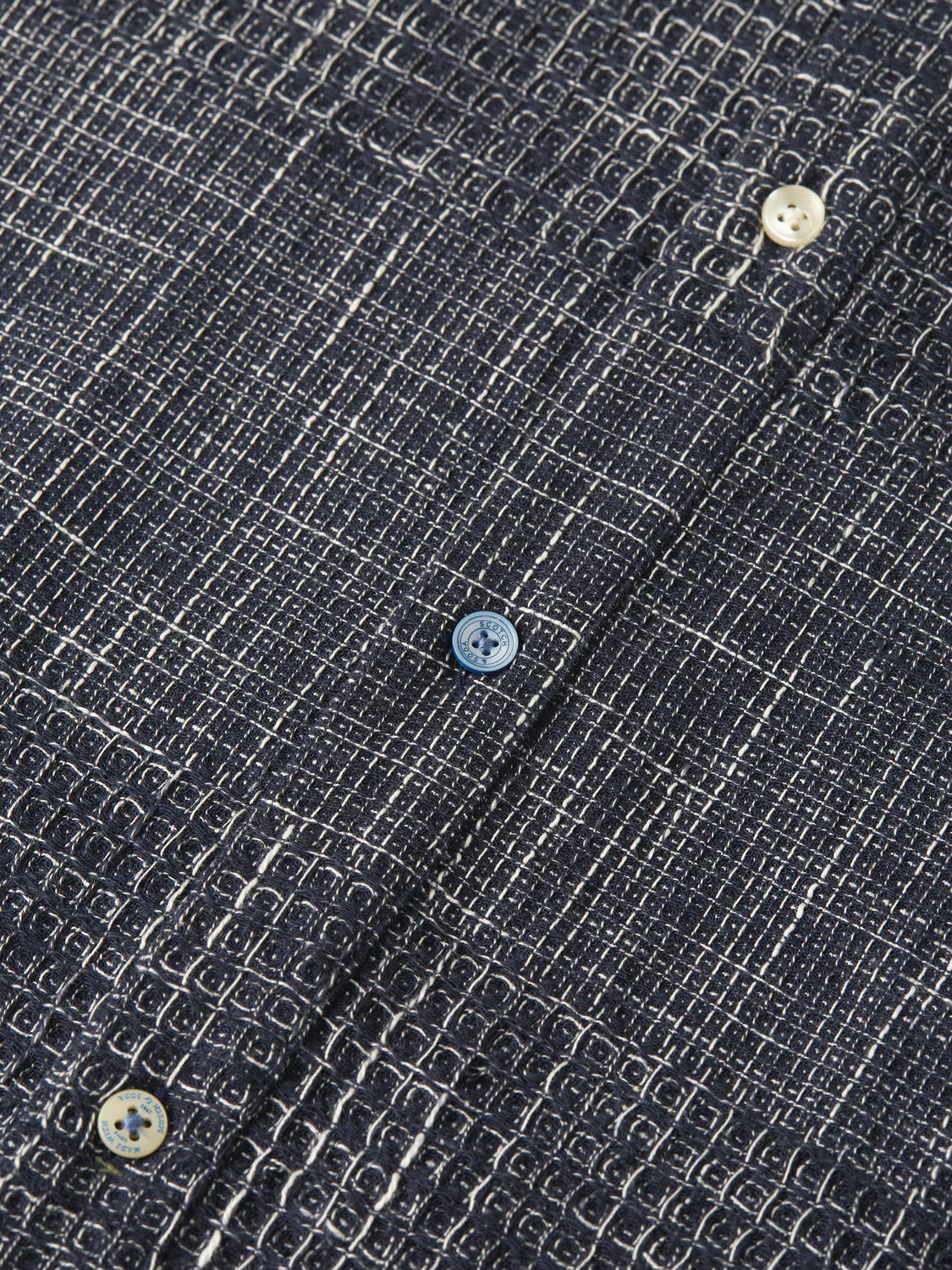 Melange waffle regular-fit shirt - Image 14