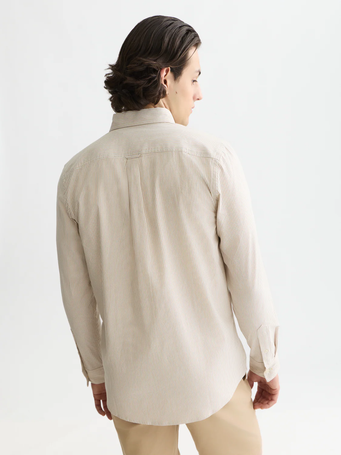Seasonal core oxford striped regular-fit shirt - Image 11