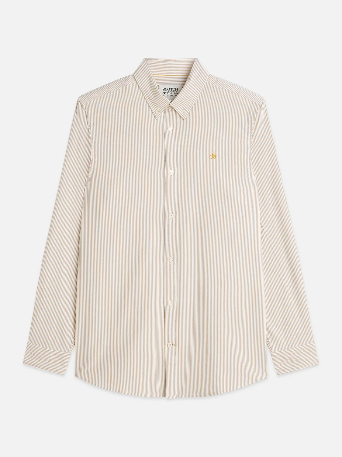 Seasonal core oxford striped regular-fit shirt - Image 12
