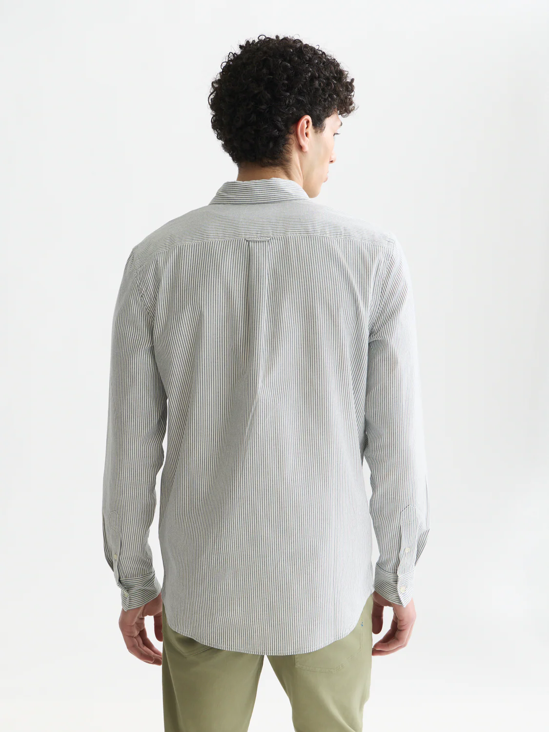 Seasonal core oxford striped regular-fit shirt - Image 4