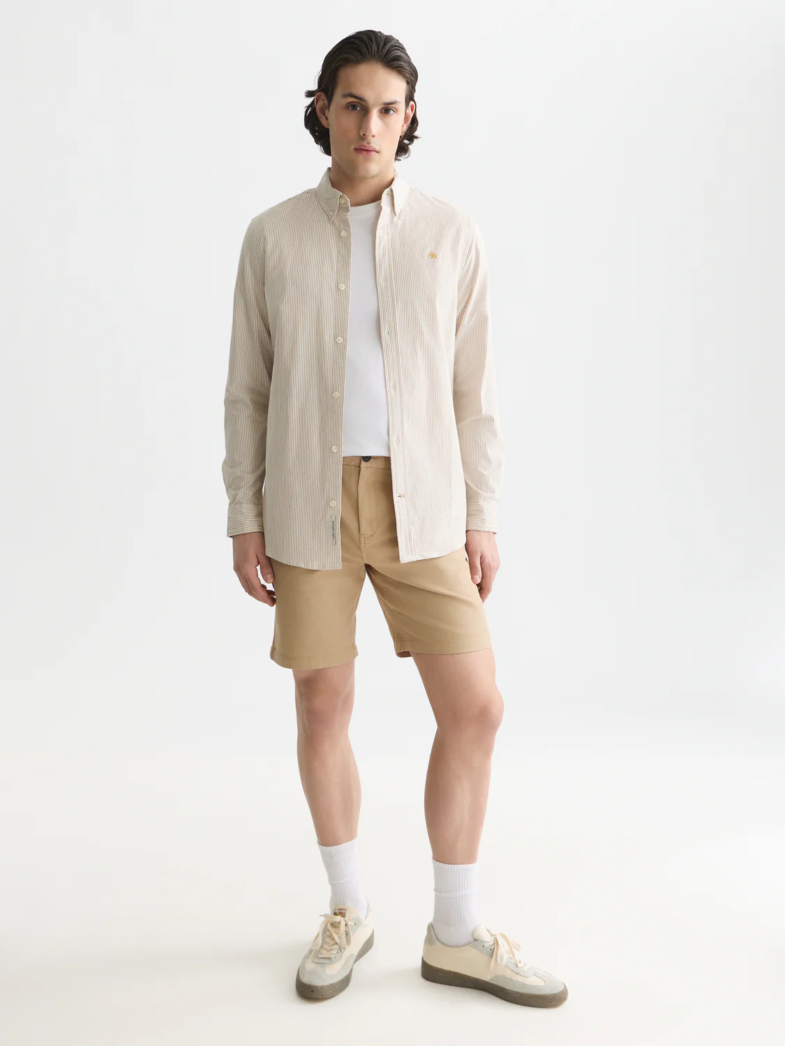 Seasonal core oxford striped regular-fit shirt - Image 9