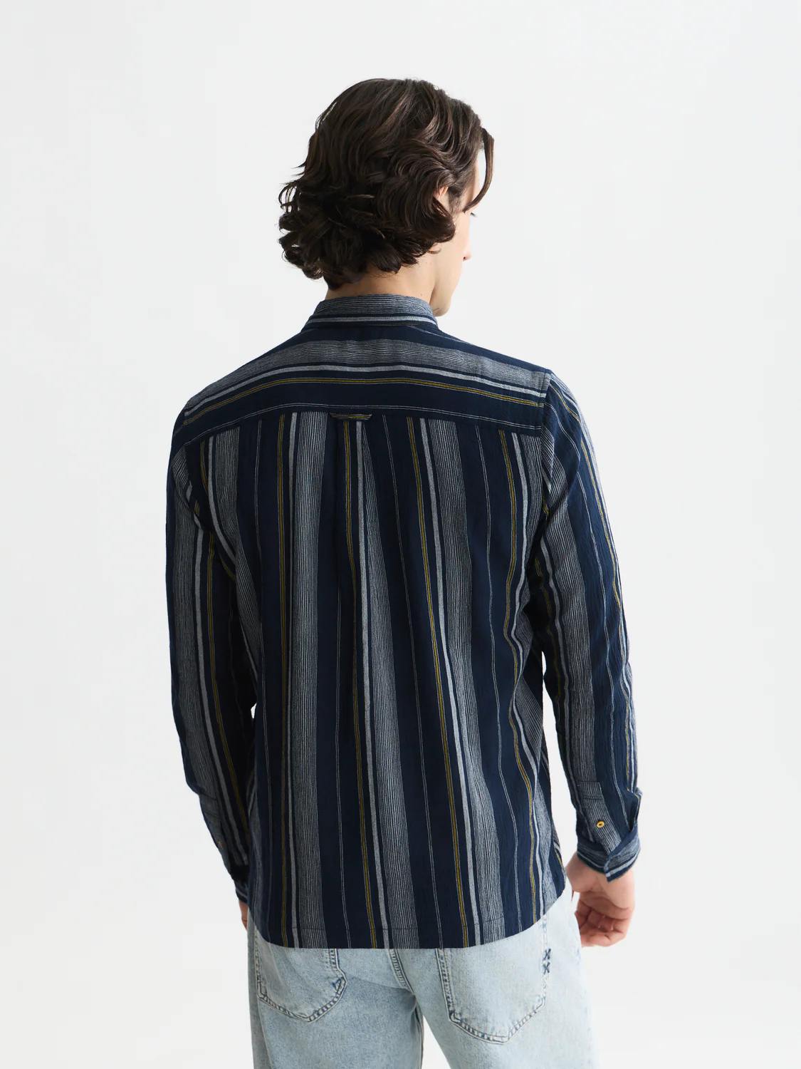 Textured stripe shirt - Image 4