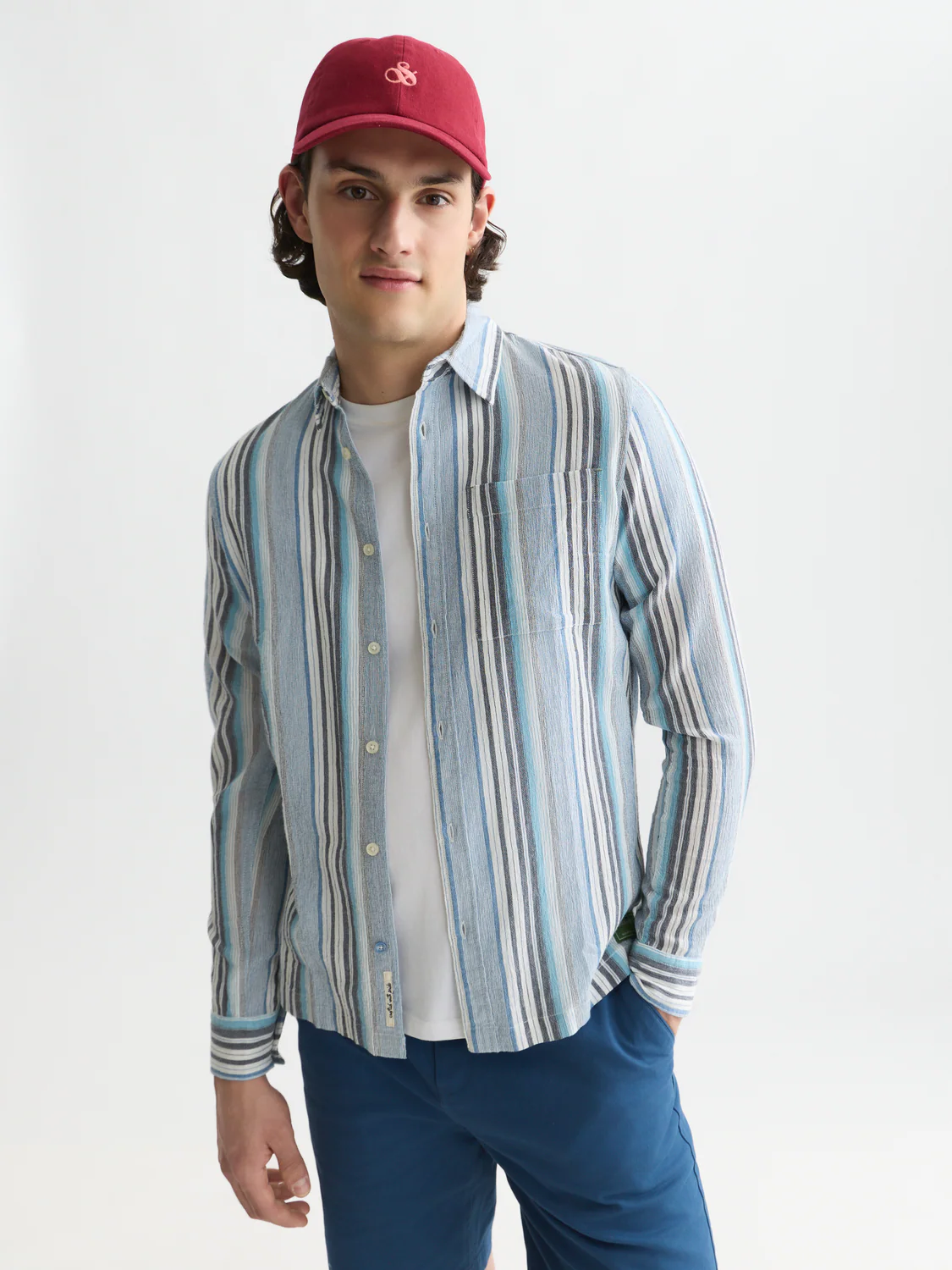 Textured stripe shirt - Image 8