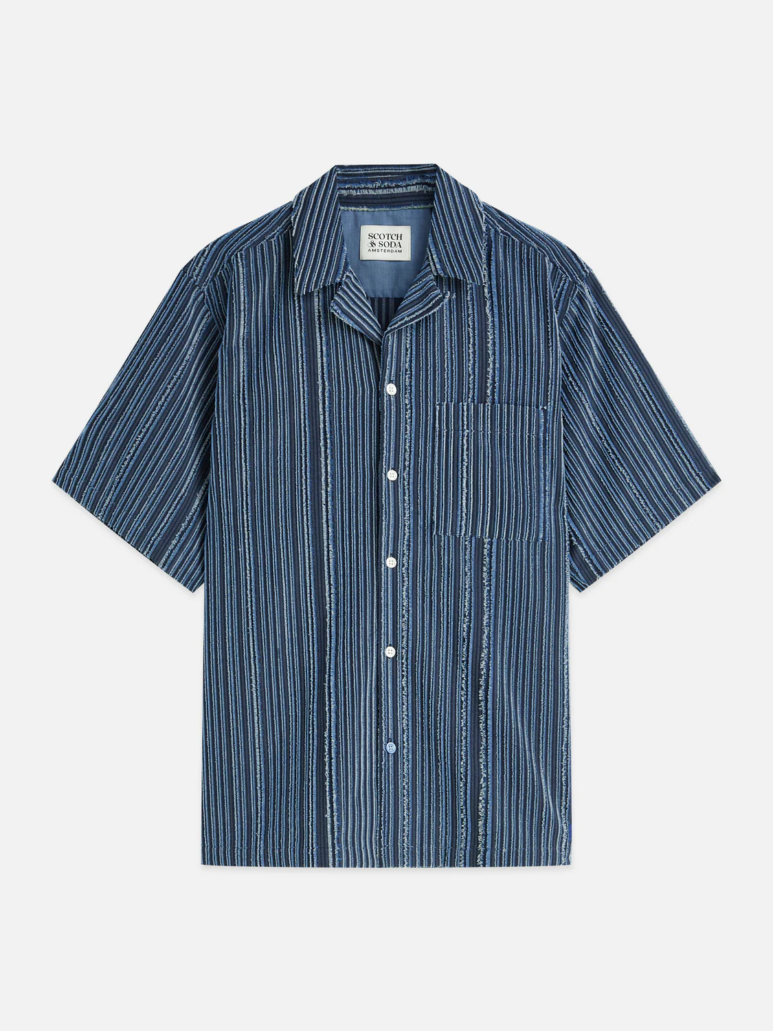 Textured relaxed short sleeve shirt - Image 5