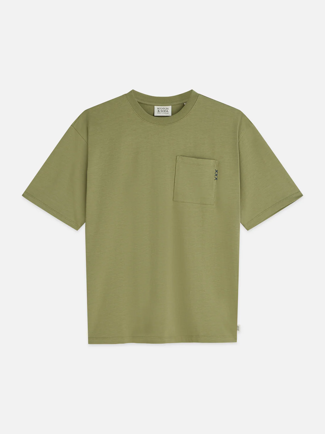 Seasonal core 3 crosses chest pocket loose-fit T-shirt - Image 12