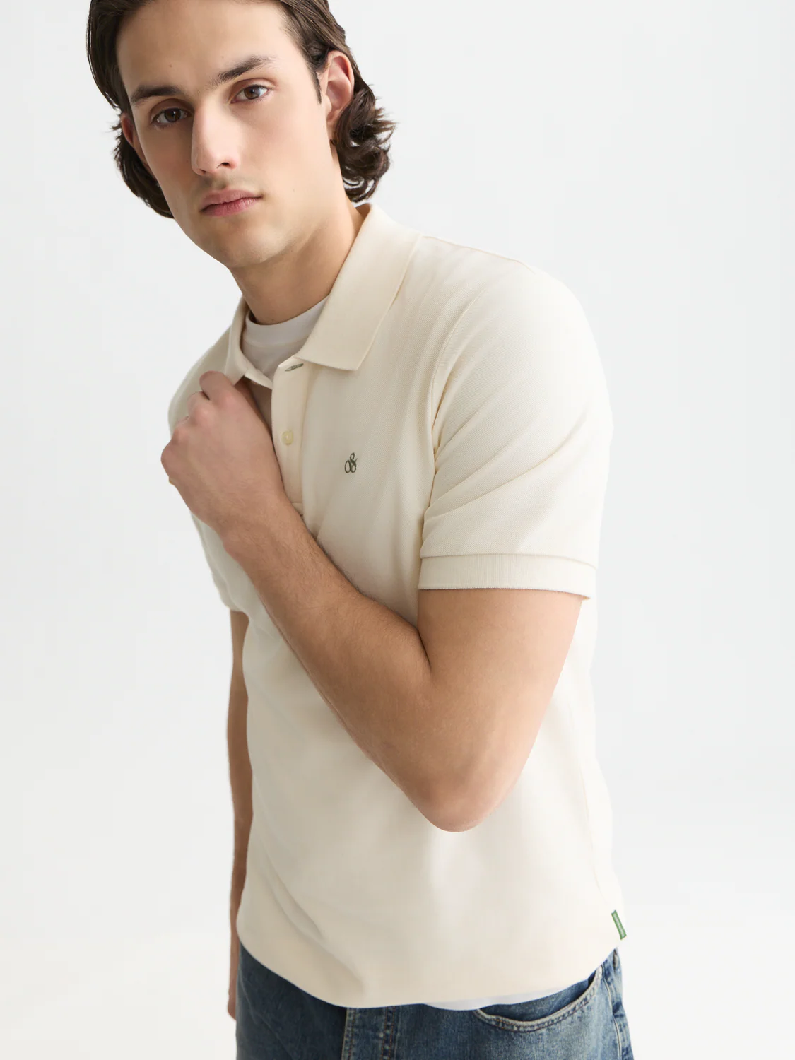 Seasonal core pique chest logo regular-fit polo - Image 4