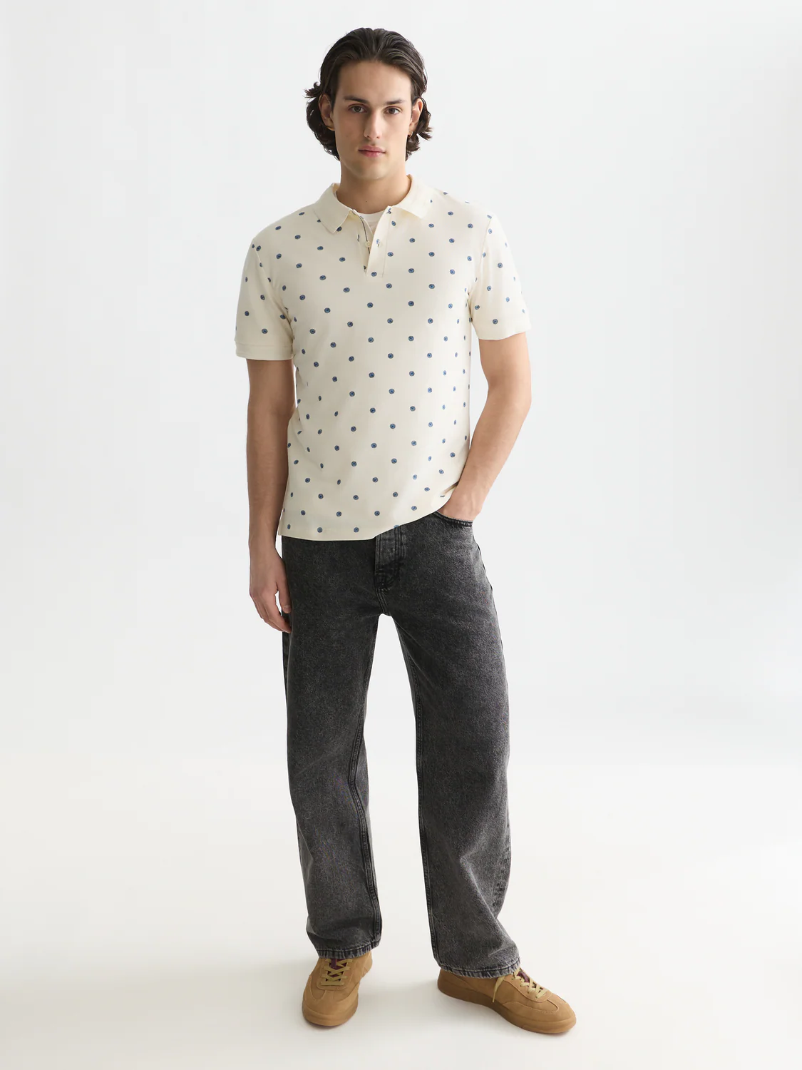 Micro-printed polo - Image 2