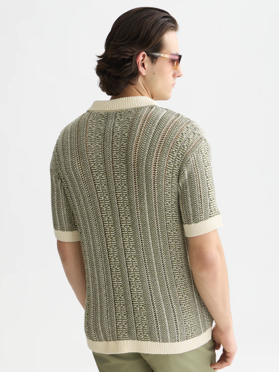 Multi stitch extra dropped shoulder polo - Image 3