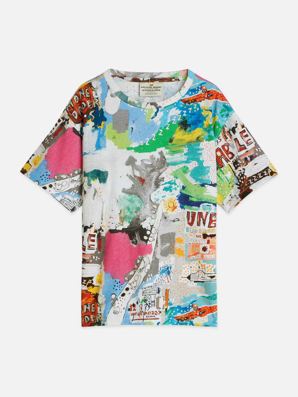 Scotch & Soda x Basquiat Boys' Printed Relaxed T-Shirt