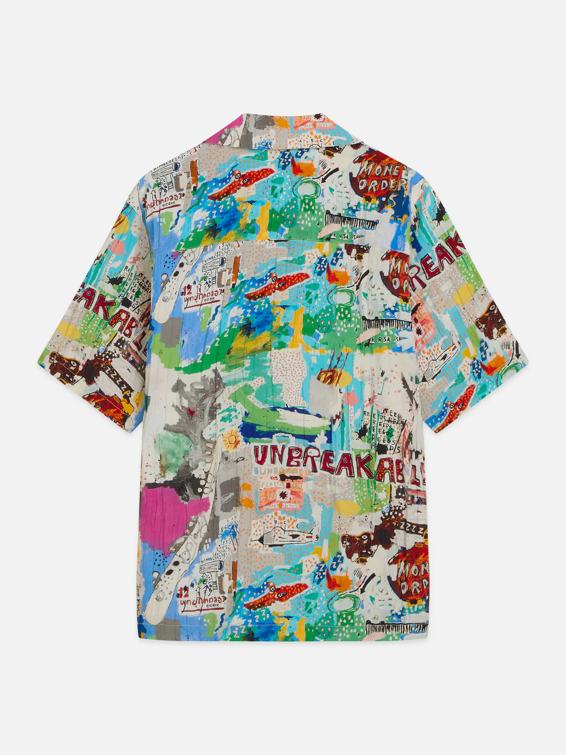 Scotch & Soda x Basquiat Printed Relaxed Short-Sleeved Shirt - Image 6