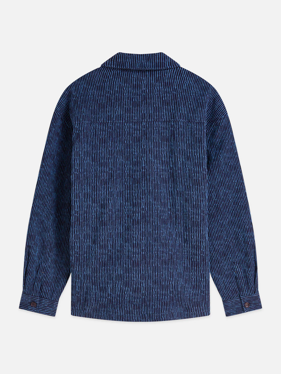 Jacquard stripe overshirt - Image 6