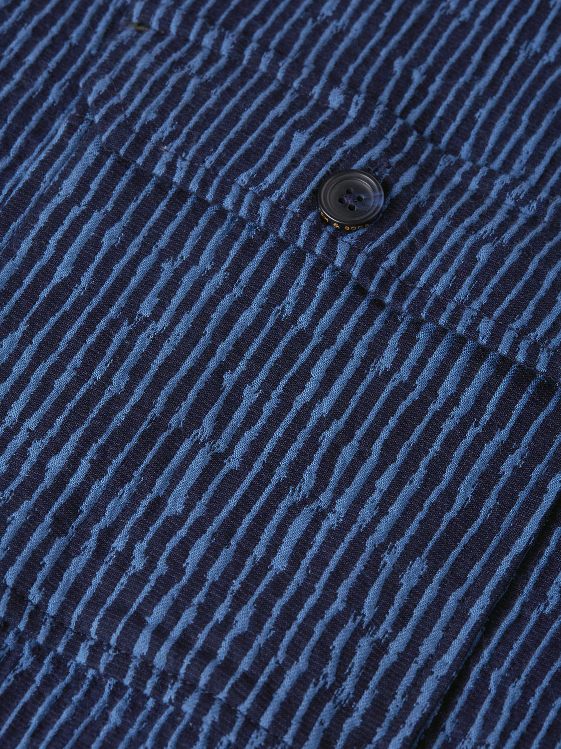 Jacquard stripe overshirt - Image 7
