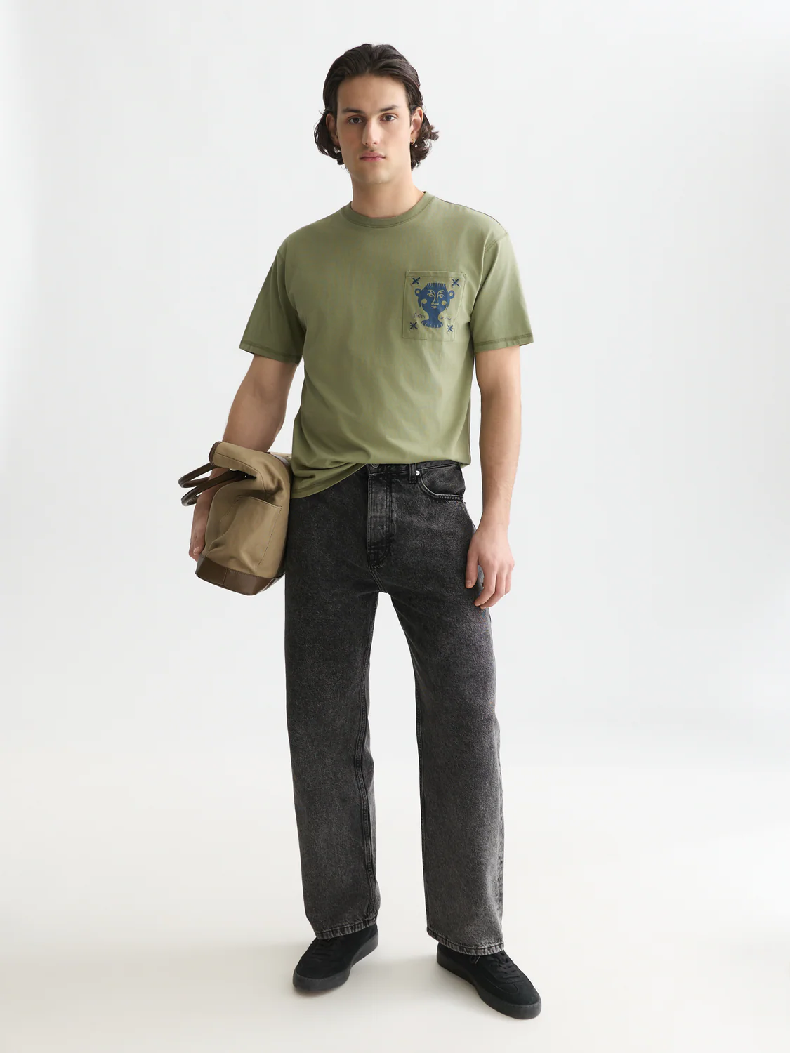 Chest pocket with artwork relaxed-fit T-shirt - Image 2