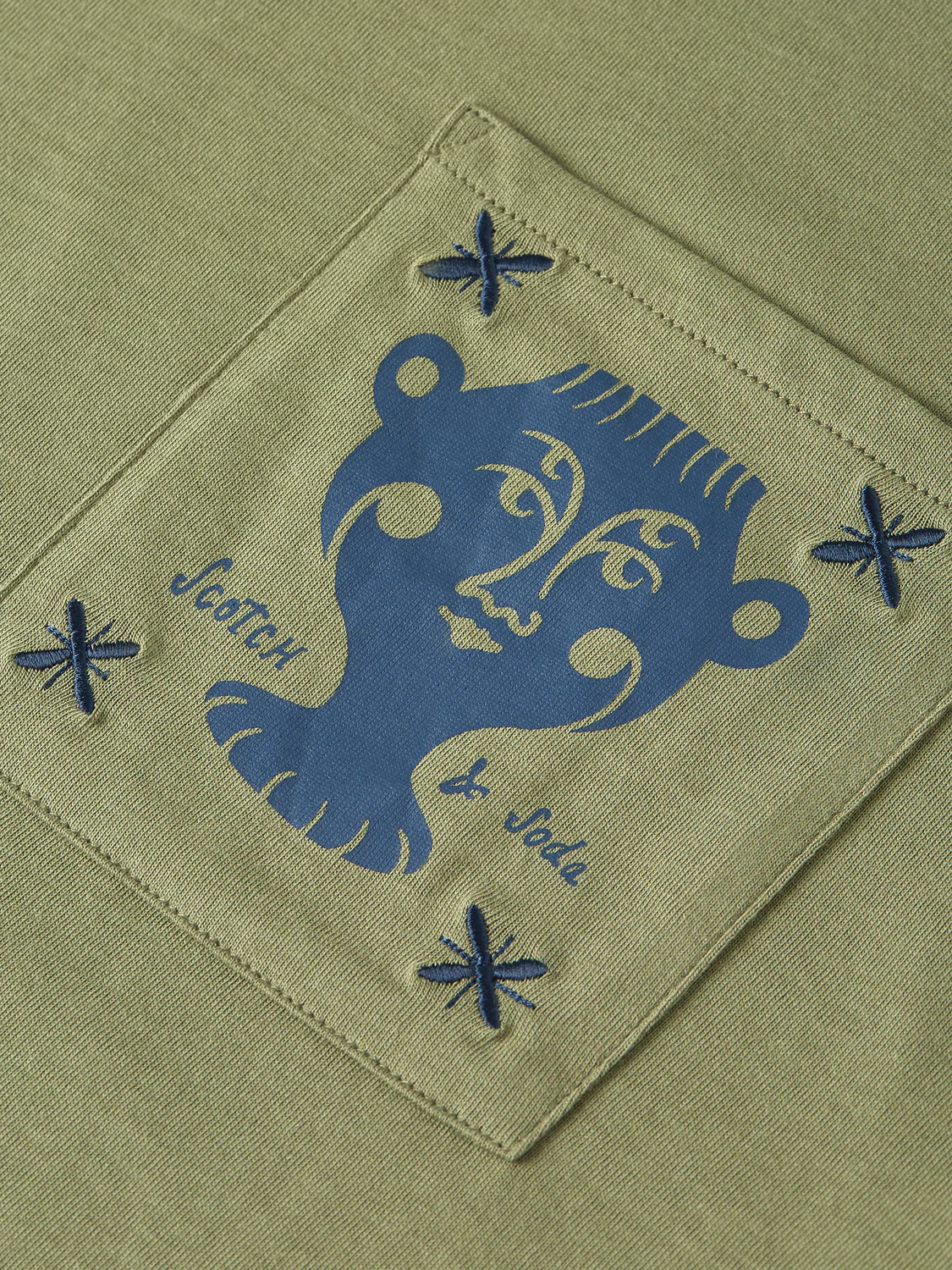 Chest pocket with artwork relaxed-fit T-shirt - Image 7