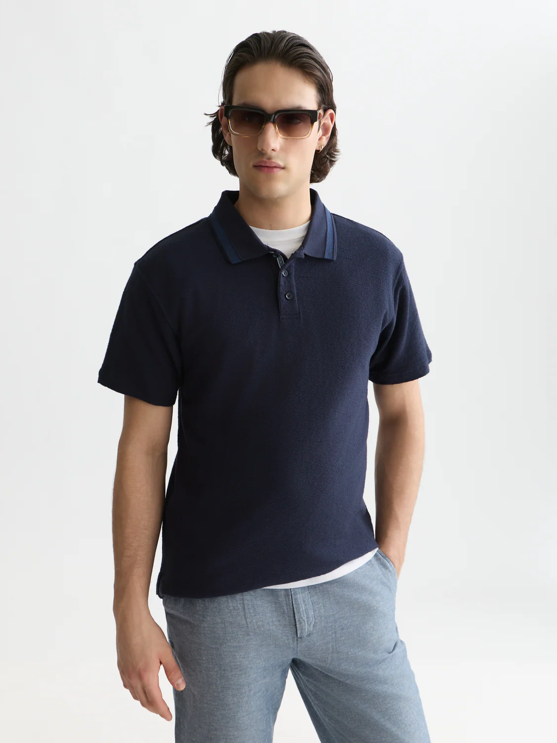 Structured relaxed polo - Image 8