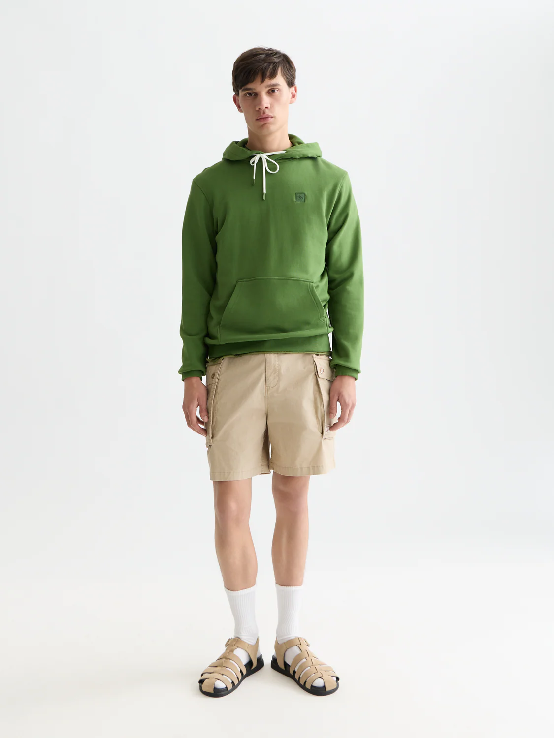 Seasonal Essentials logo badge hoodie - Image 2