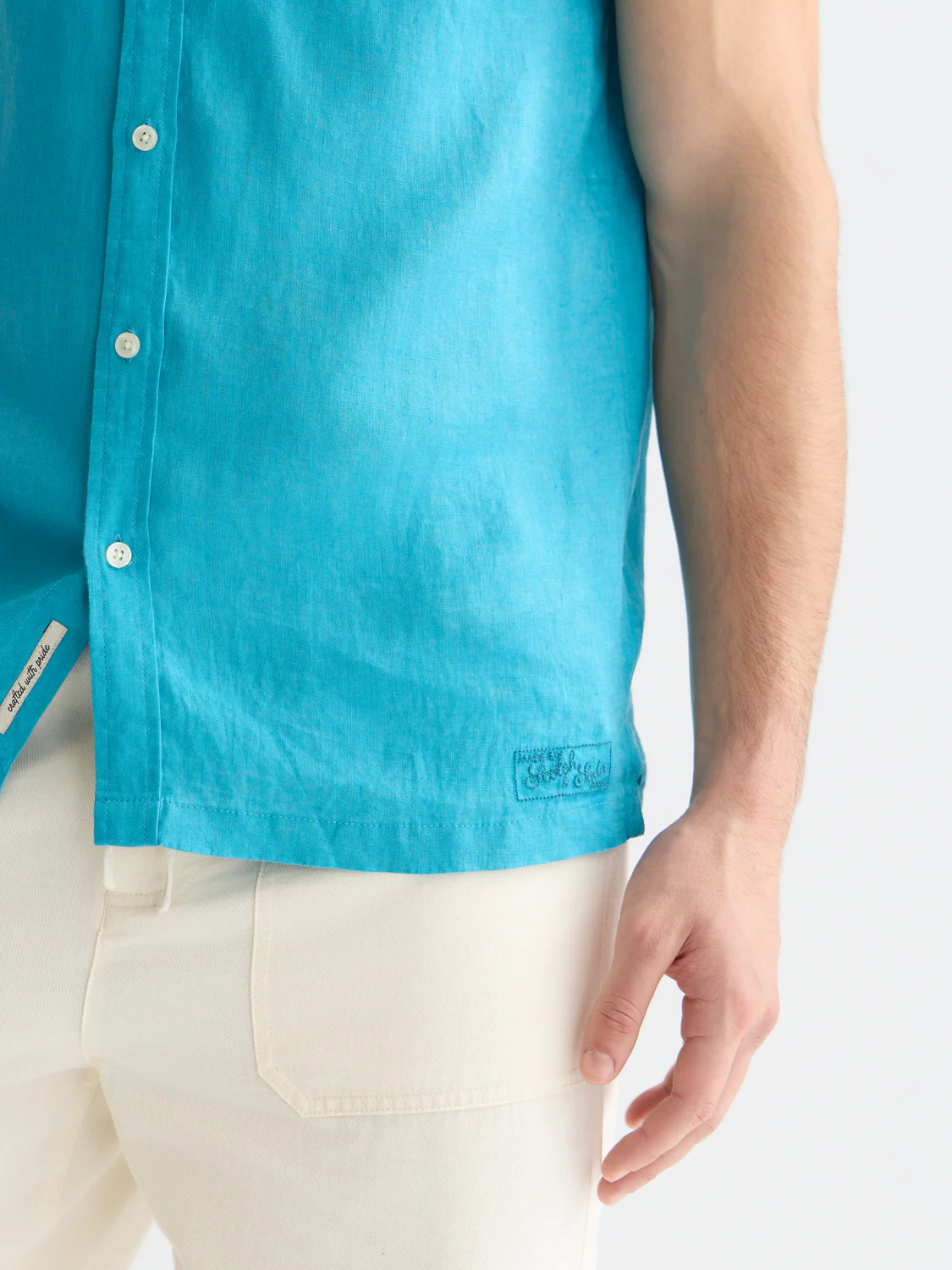 Seasonal Essentials linen short sleeve shirt - Image 10