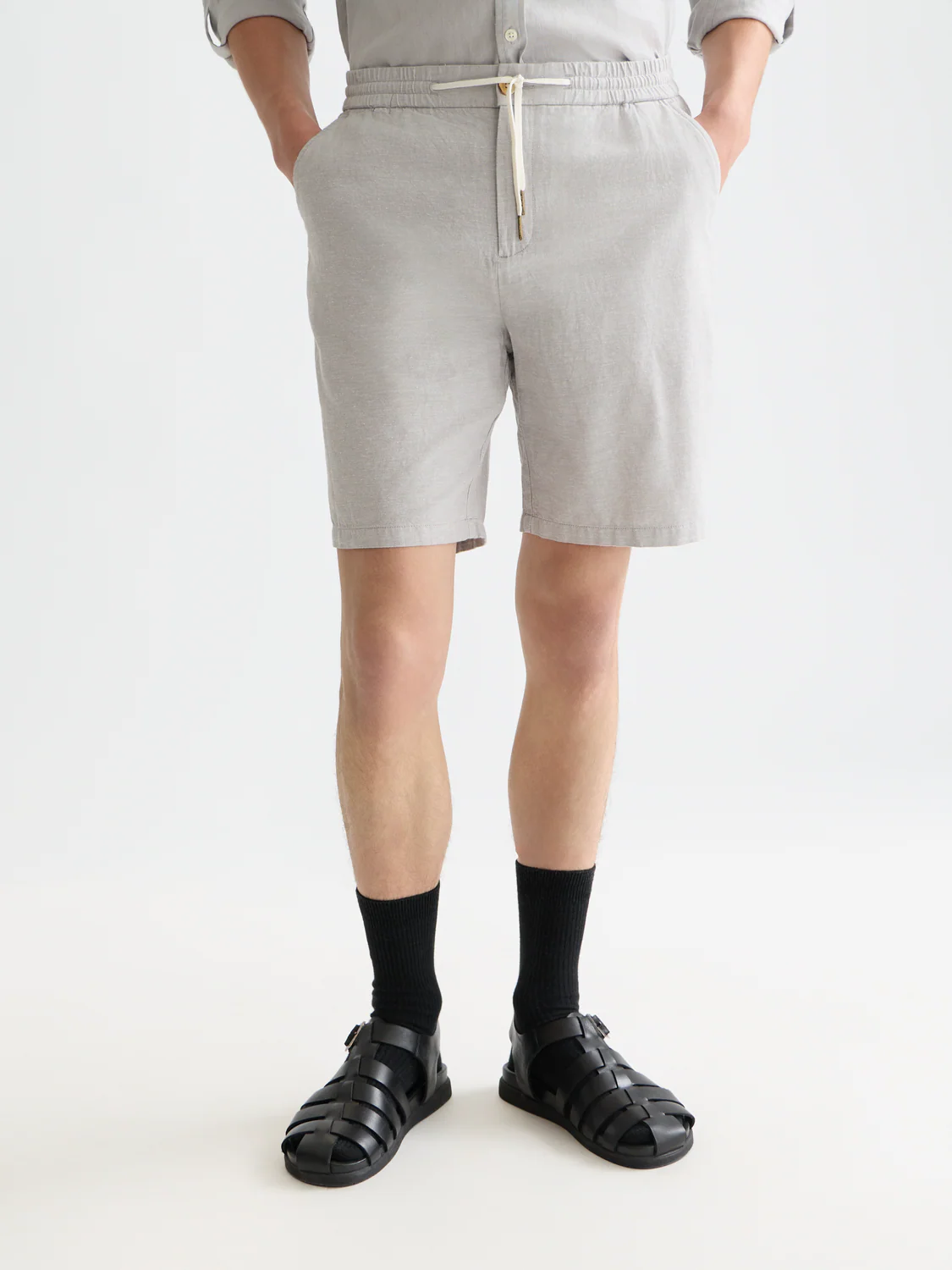 Seasonal Essentials Fave cotton linen chino shorts - Image 2