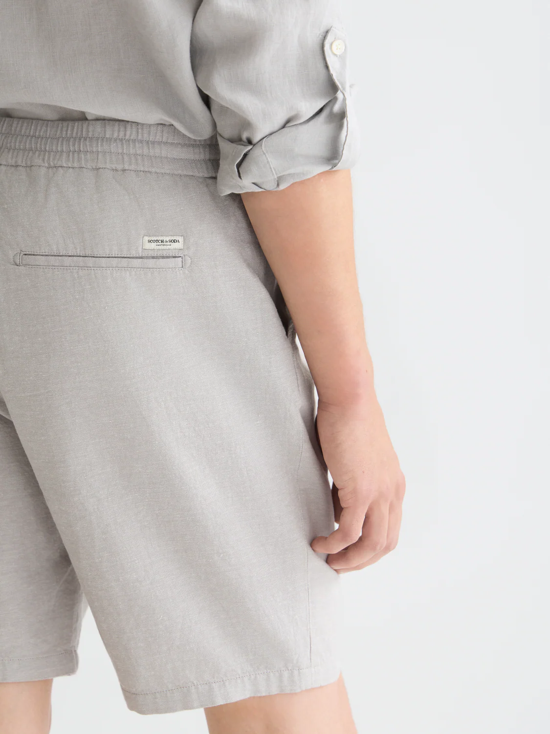 Seasonal Essentials Fave cotton linen chino shorts - Image 3