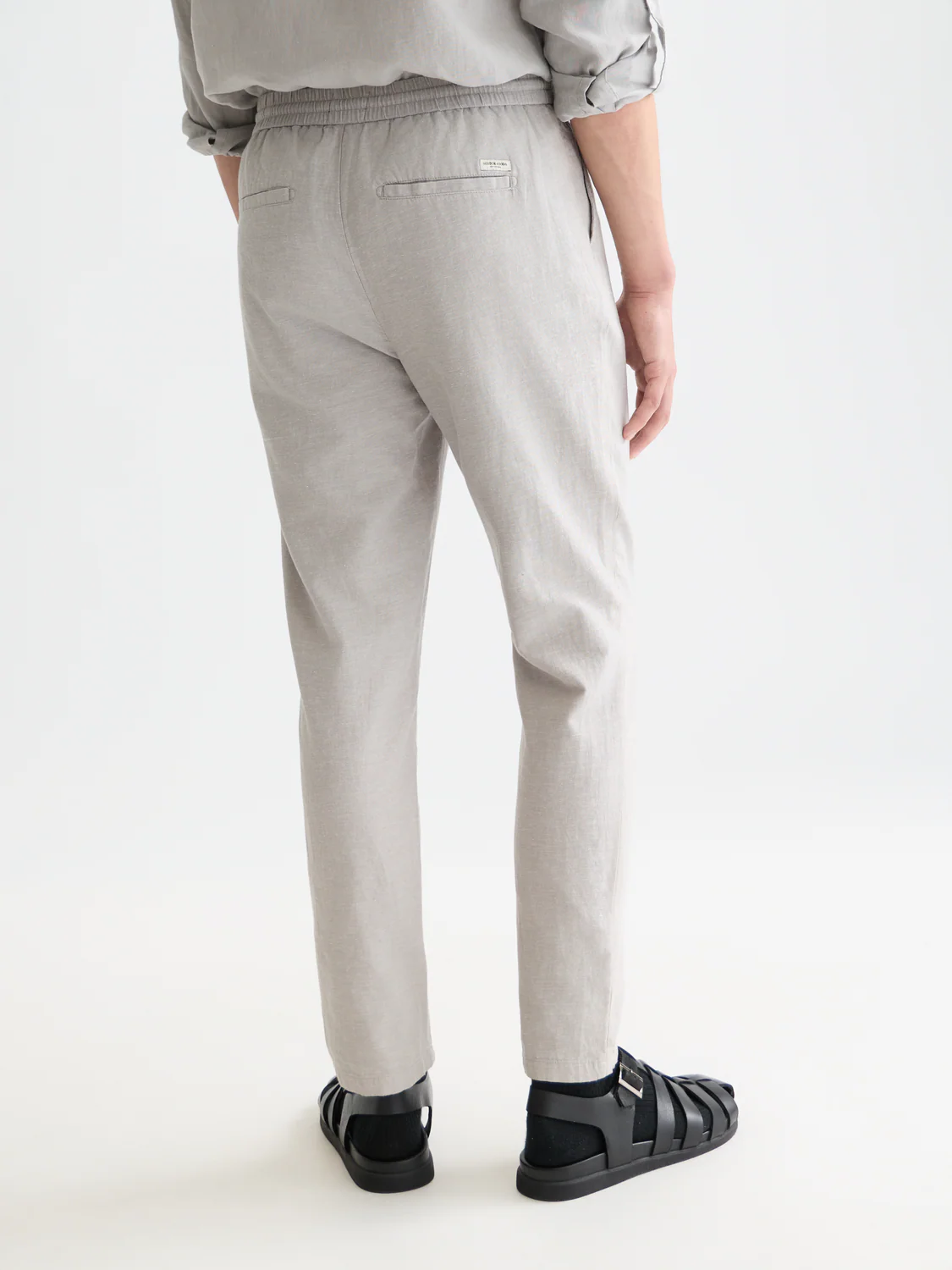 Seasonal Essentials Warren cotton-linen twill jogger - Image 11