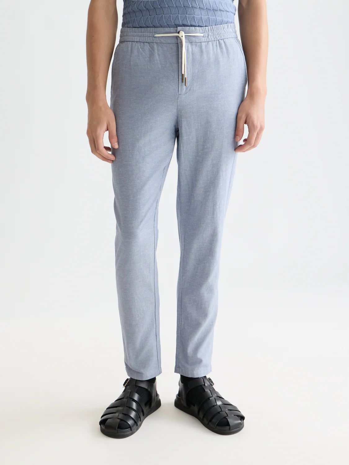 Seasonal Essentials Warren cotton-linen twill jogger - Image 2