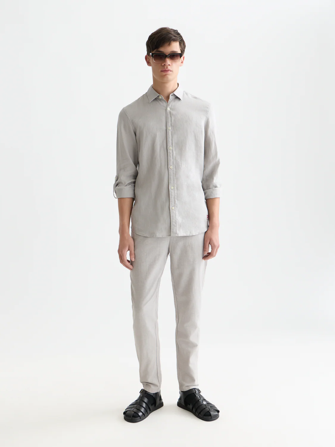Seasonal Essentials Warren cotton-linen twill jogger - Image 8