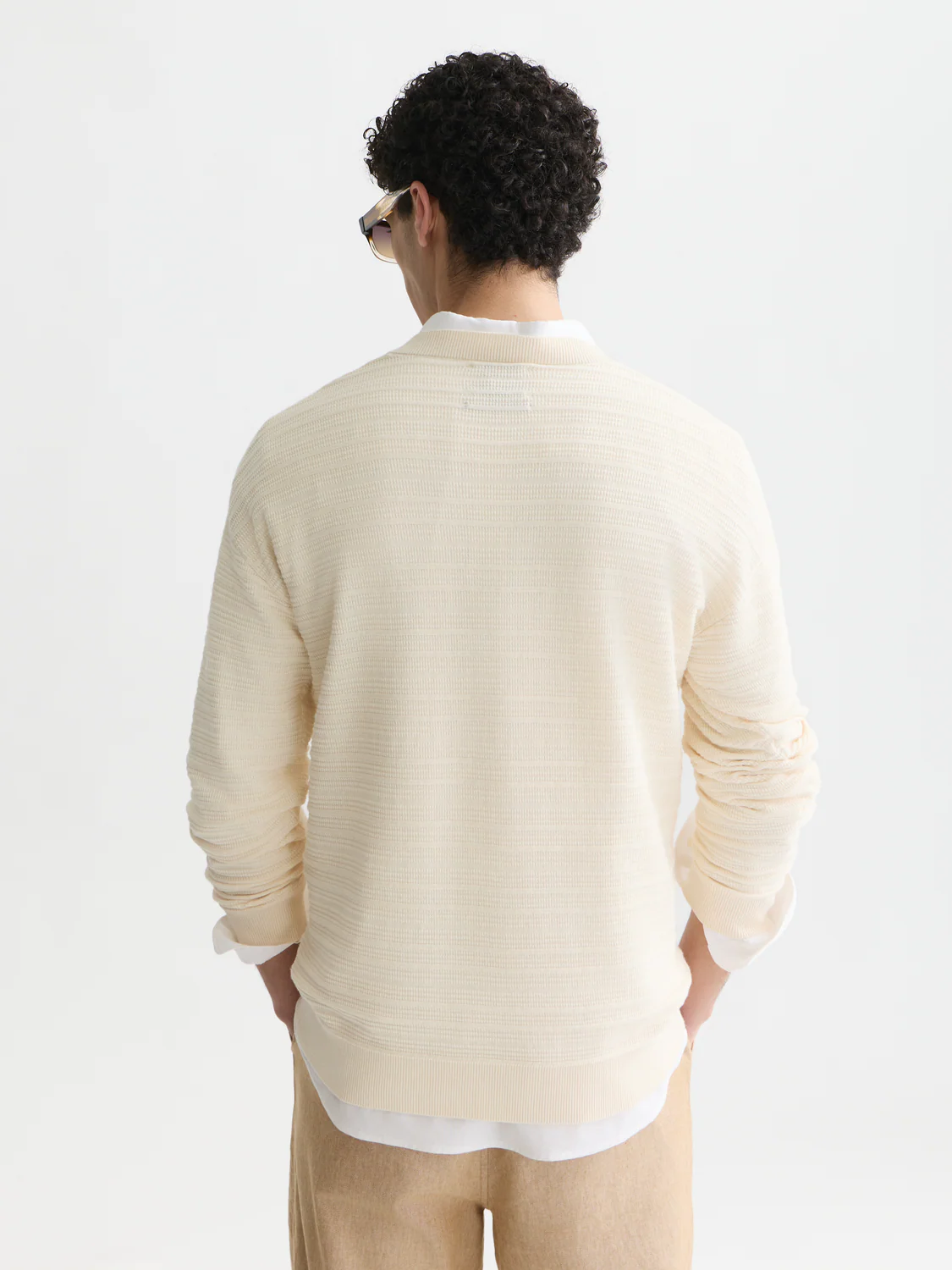 Structured chest pocket relaxed-fit pullover - Image 11