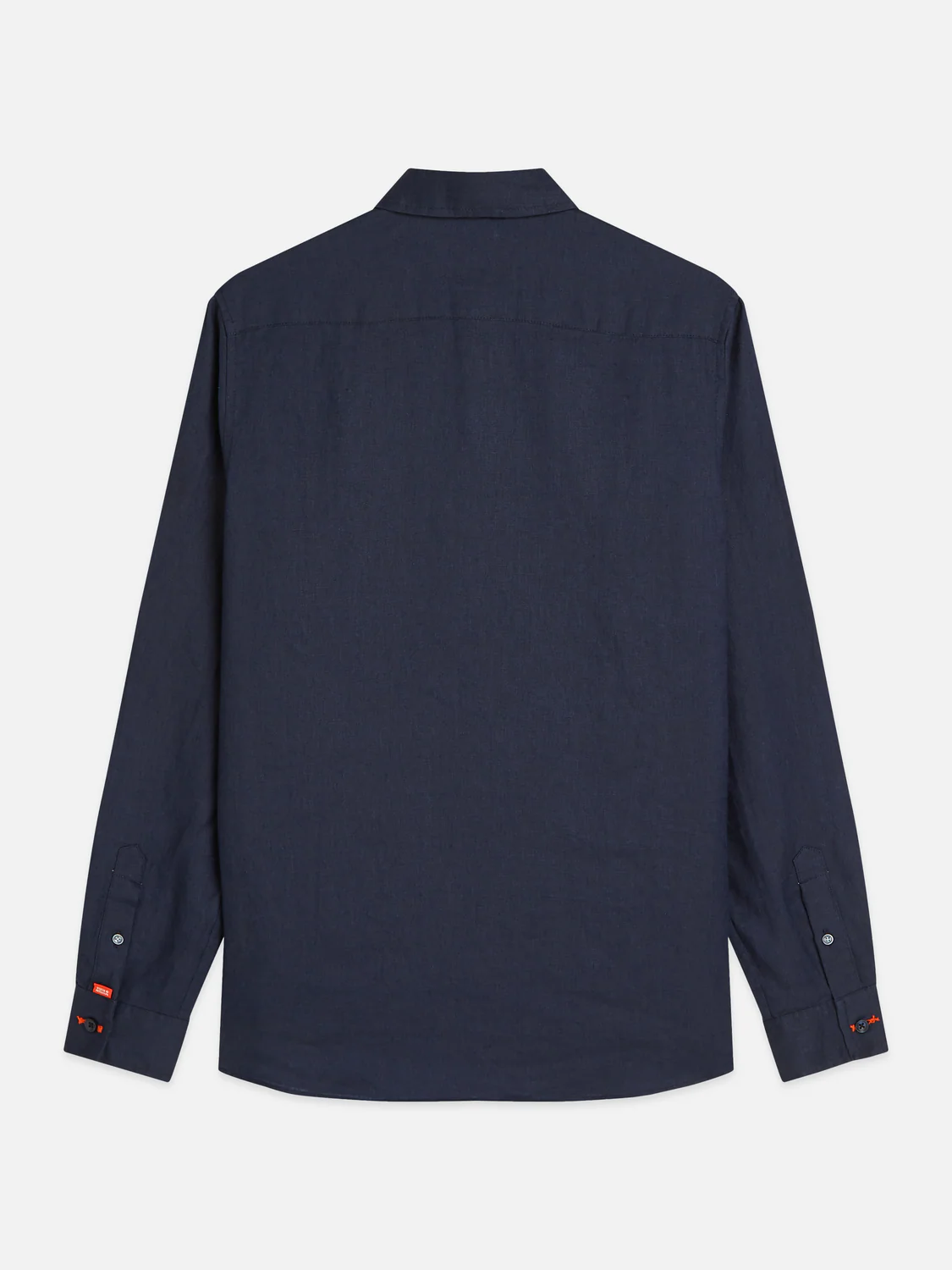 Solid linen regular-fit shirt - Image 6