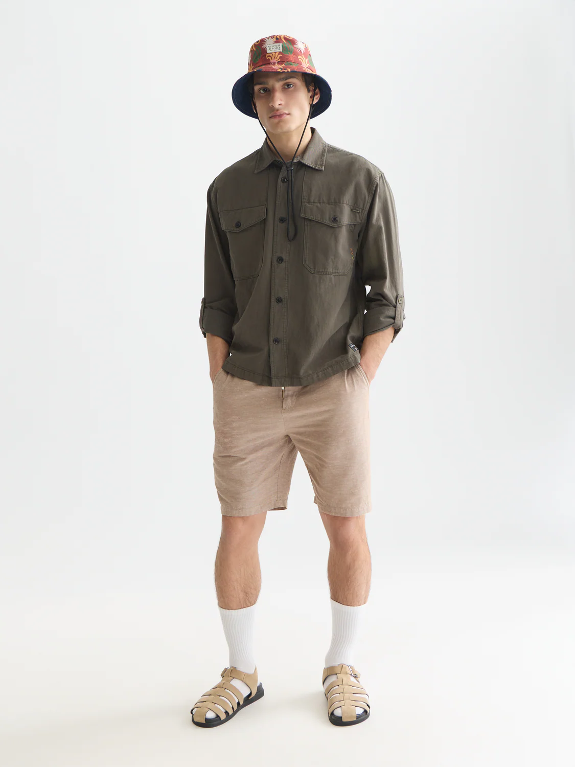 Seasonal Essentials Fave cotton linen chino shorts