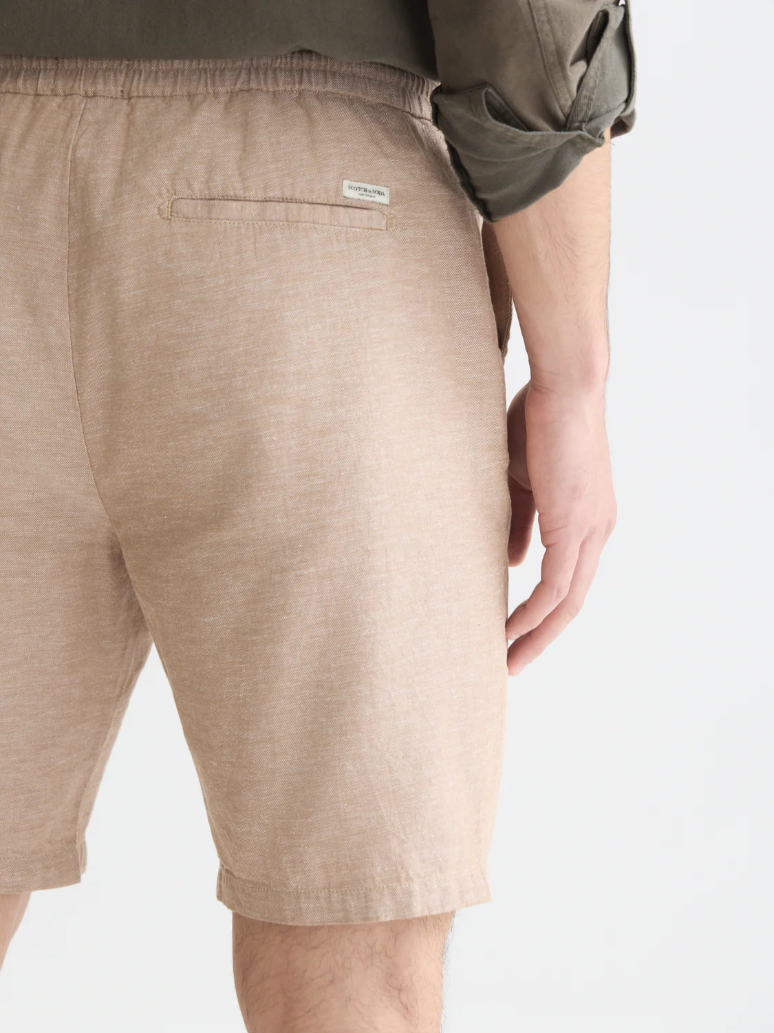 Seasonal Essentials Fave cotton linen chino shorts - Image 3