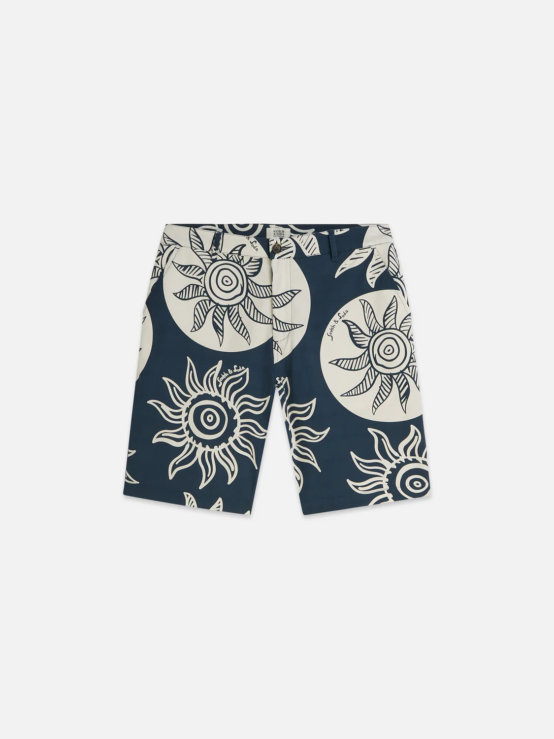 Stuart printed stretch cotton chino shorts - Image 5