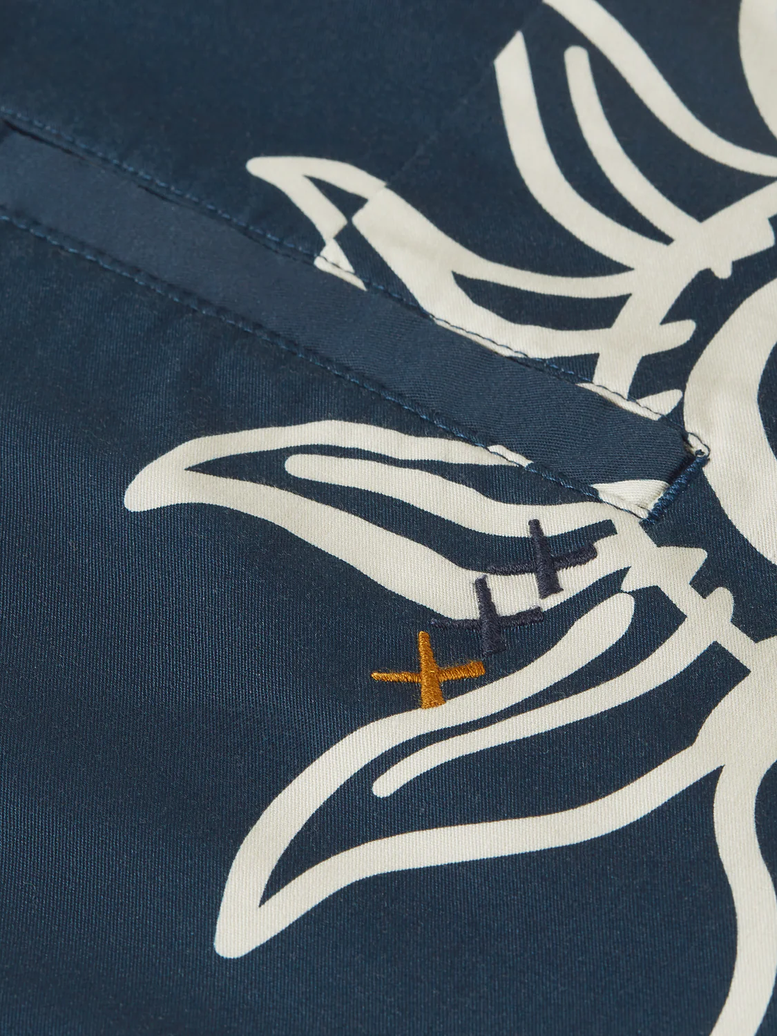 Stuart printed stretch cotton chino shorts - Image 7