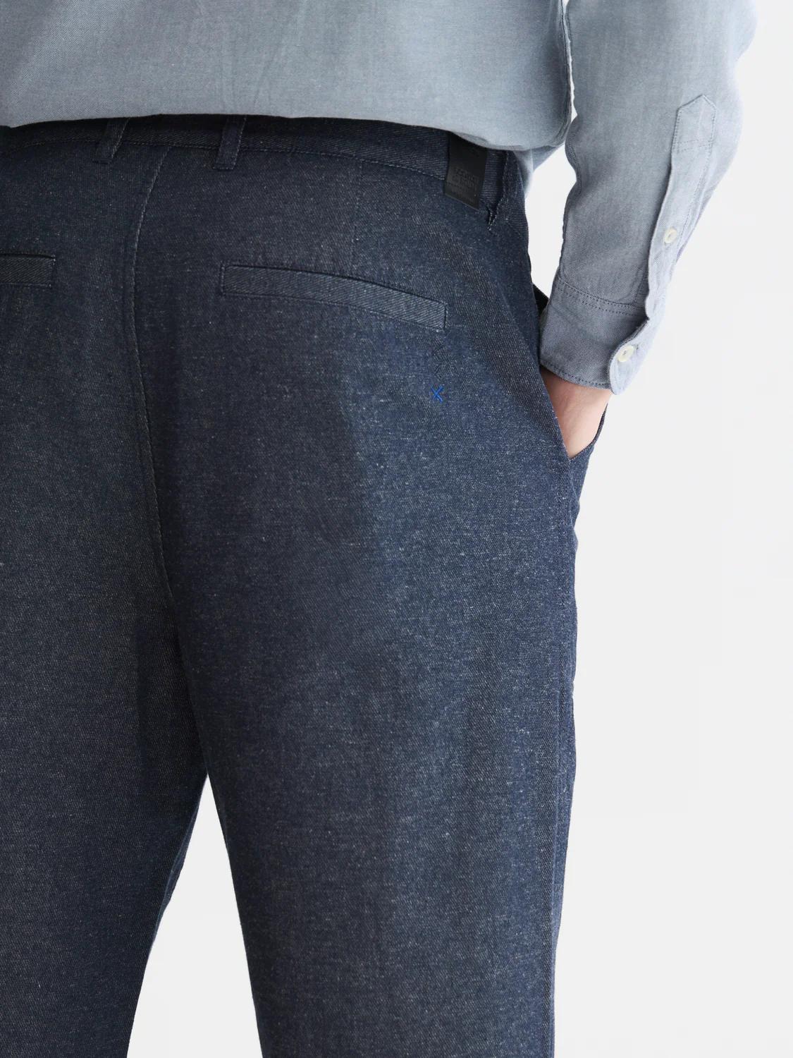 Harper cotton-linen tapered chino - Image 3
