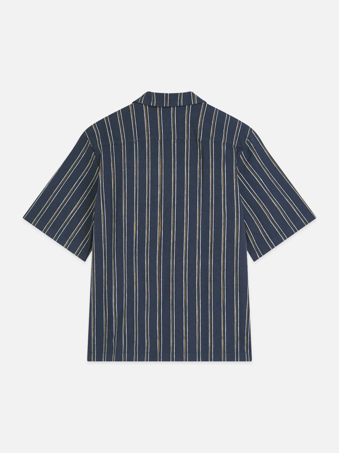 Striped linen relaxed short sleeve shirt - Image 6