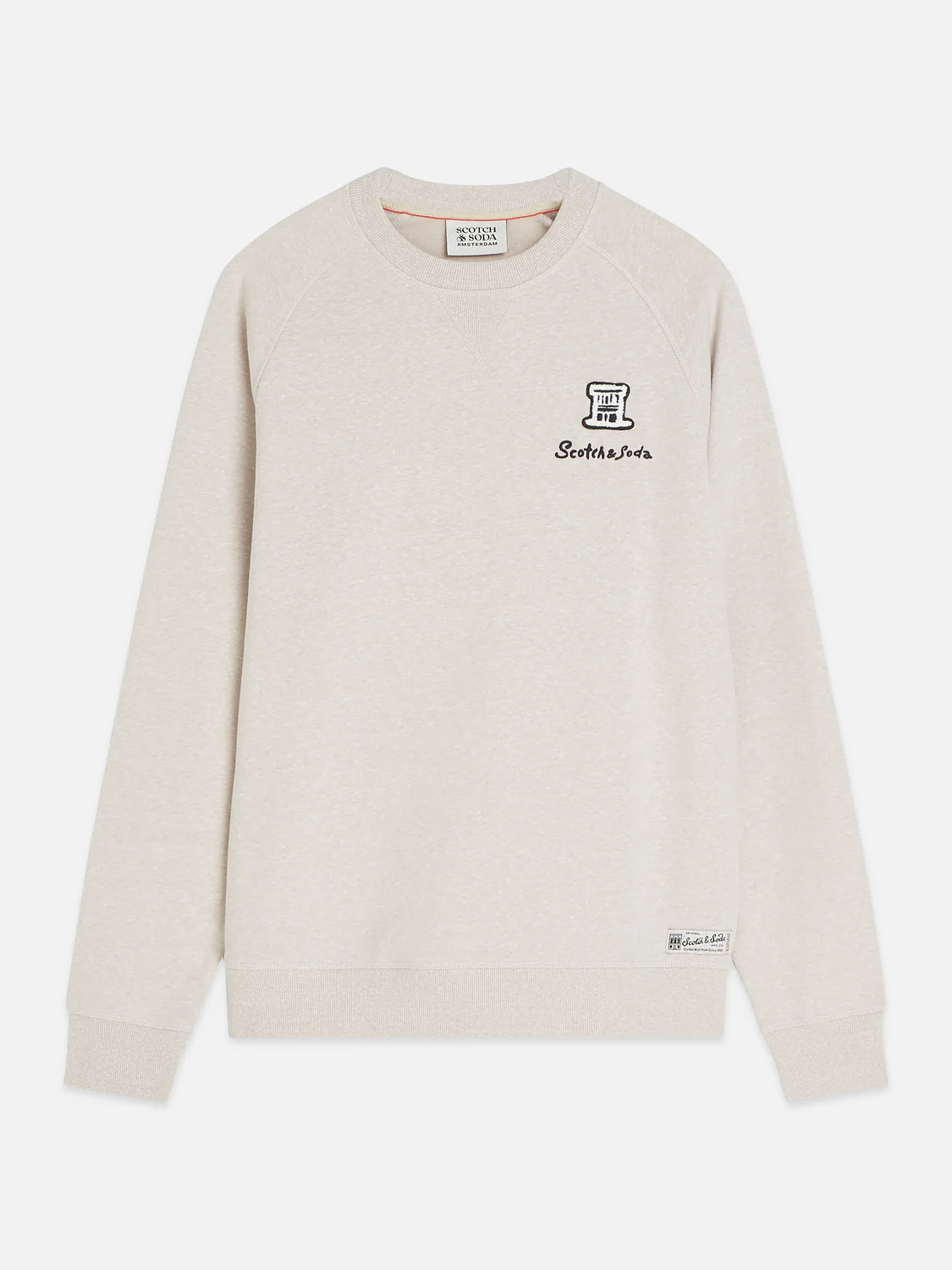 Melange regular-fit sweatshirt - Image 5