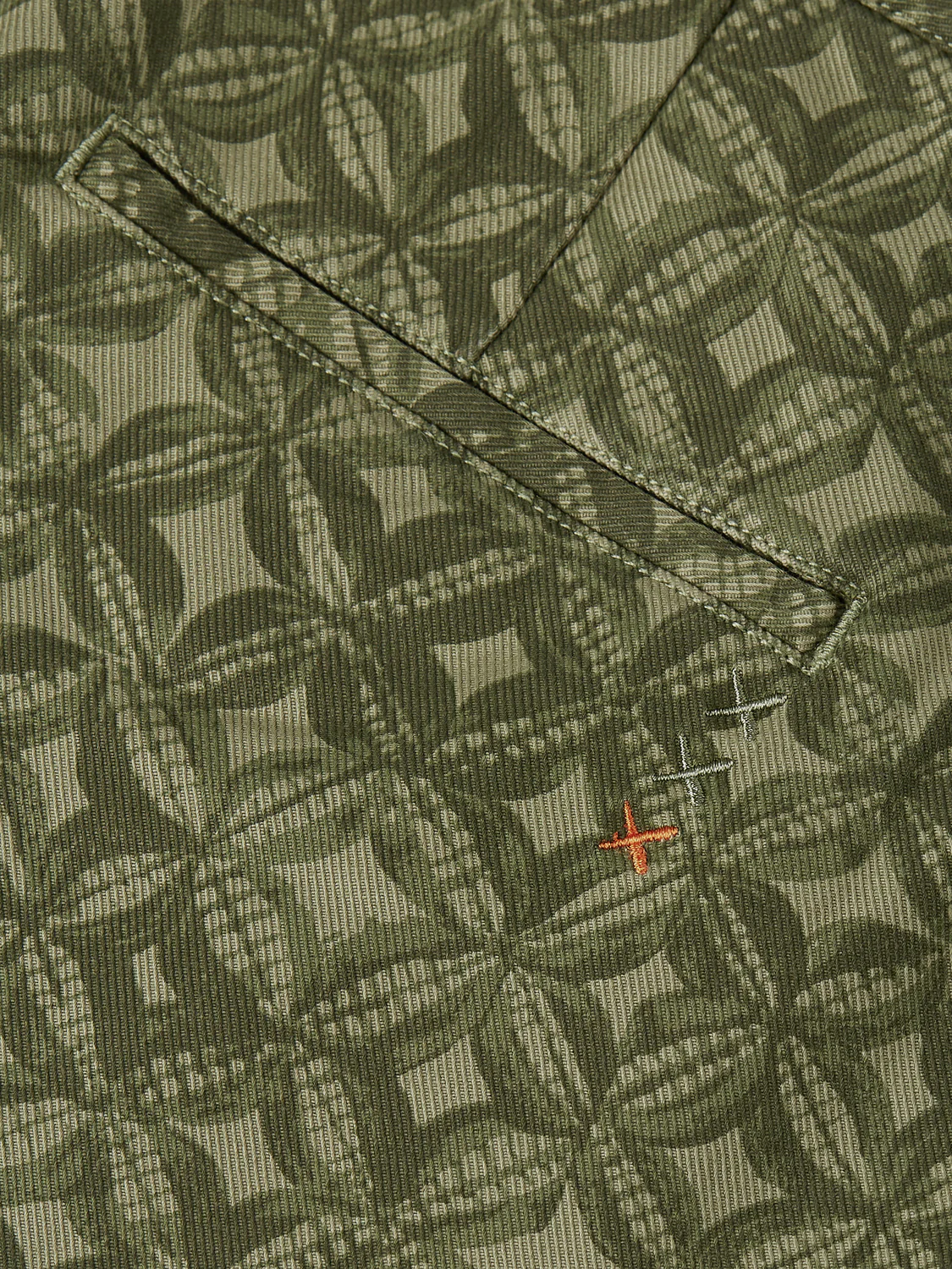 Stuart cotton twill printed shorts - Image 7