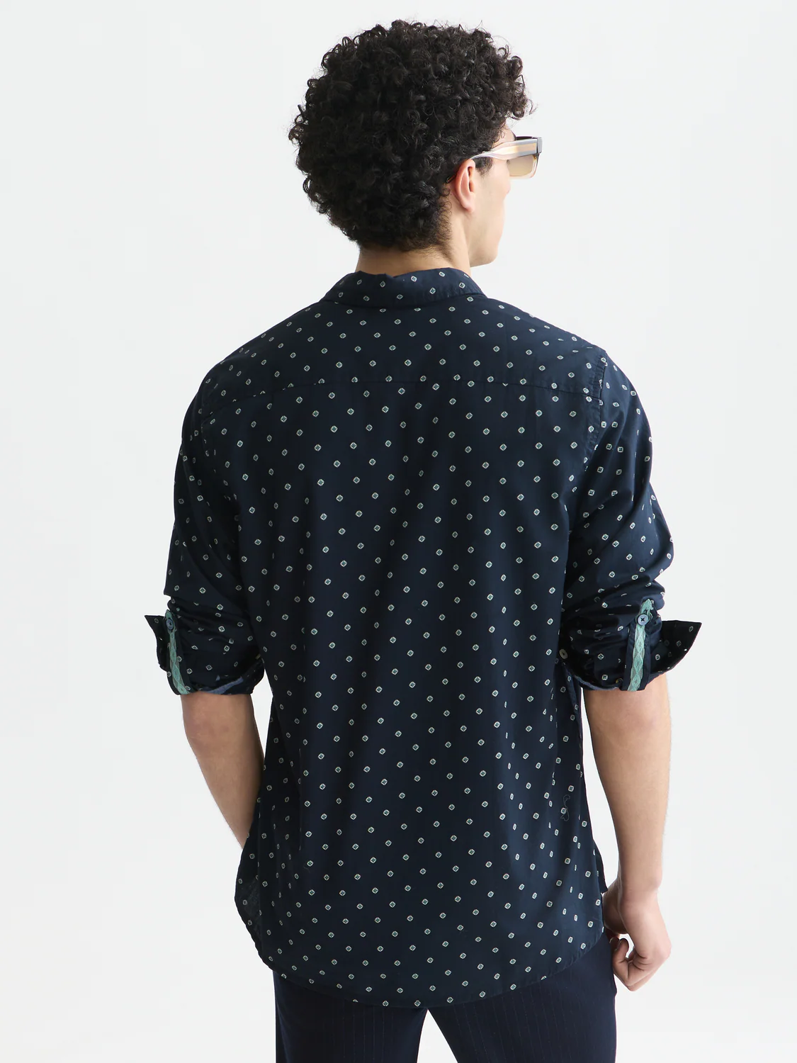 Printed cotton poplin shirt - Image 4